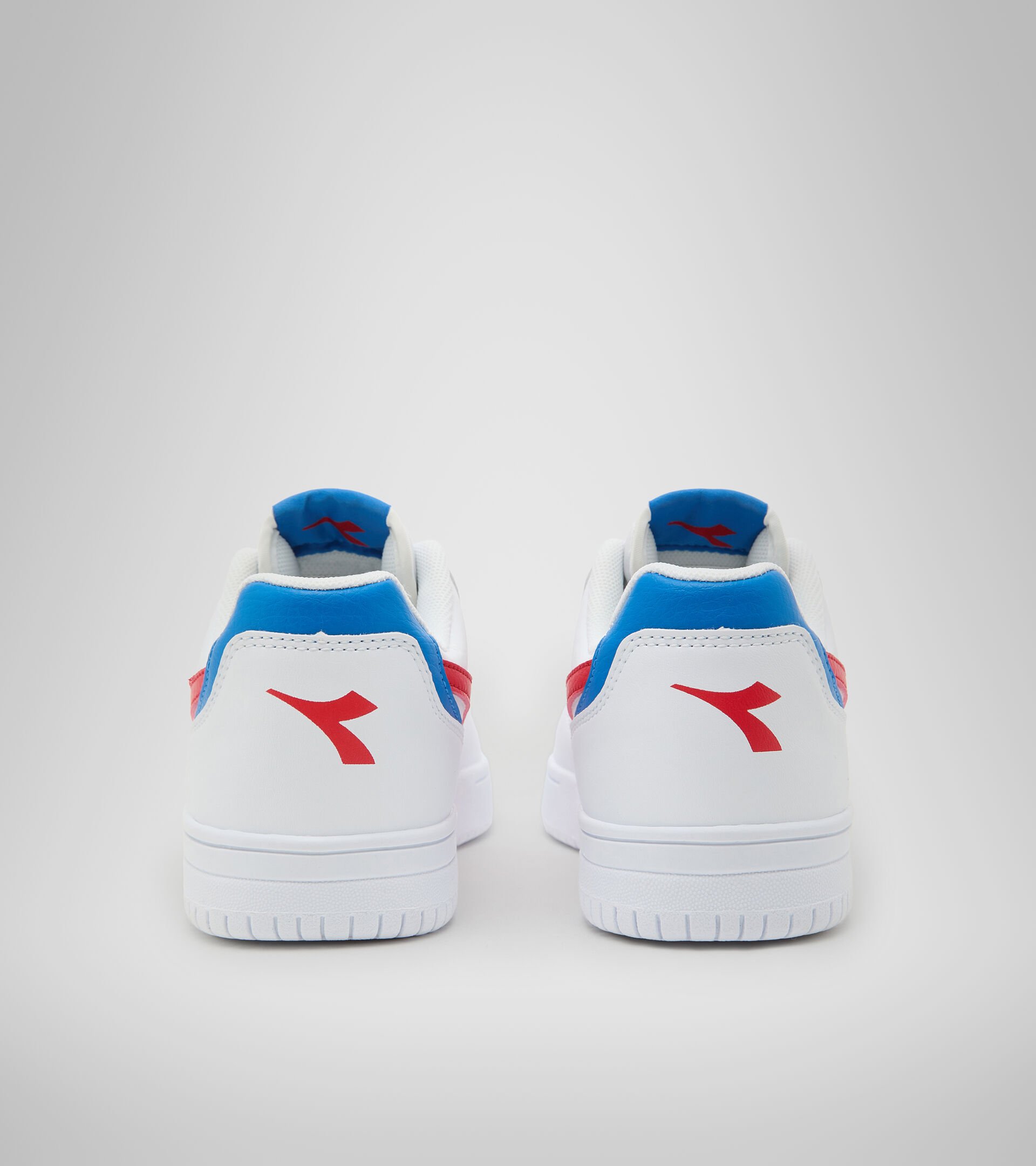 Footwear Sport BAMBINO RAPTOR LOW GS BIANCO/TOMATO RED Diadora