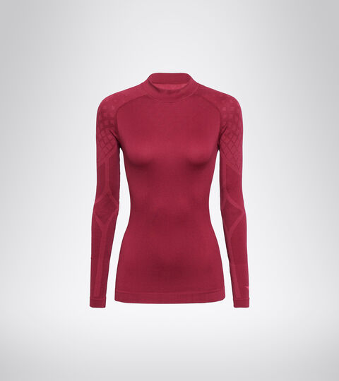 L. TURTLE NECK ACT, VIOLET RUBINE Long-sleeved training t-shirt - Women L. TURTLE NECK ACT VIOLET RUBINE - Diadora