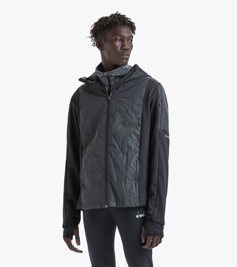 Laufjacke - Herren BRIGHT JACKET BE ONE SCHWARZ - Diadora