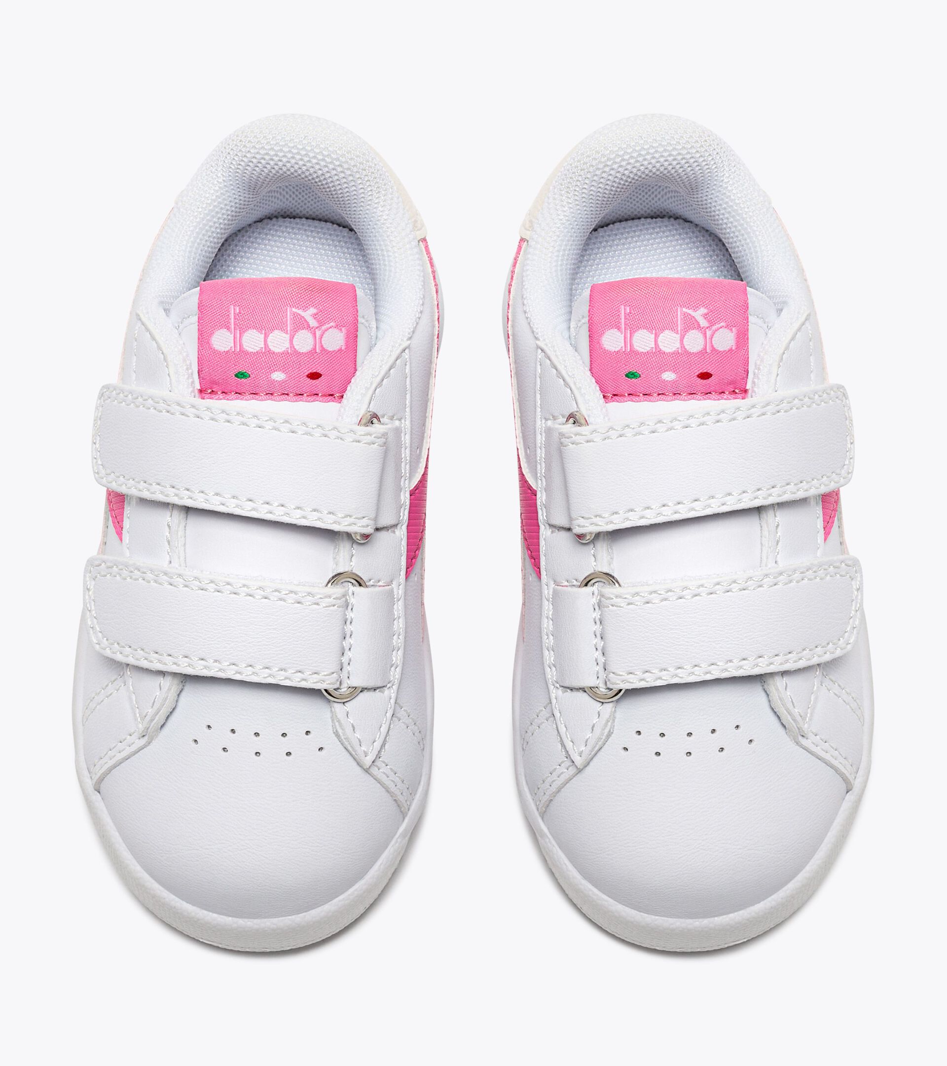 Sportschuh - Kleinkinder 1-4 Jahre GAME P TD GIRL WEISS/ROSA NELKE - Diadora