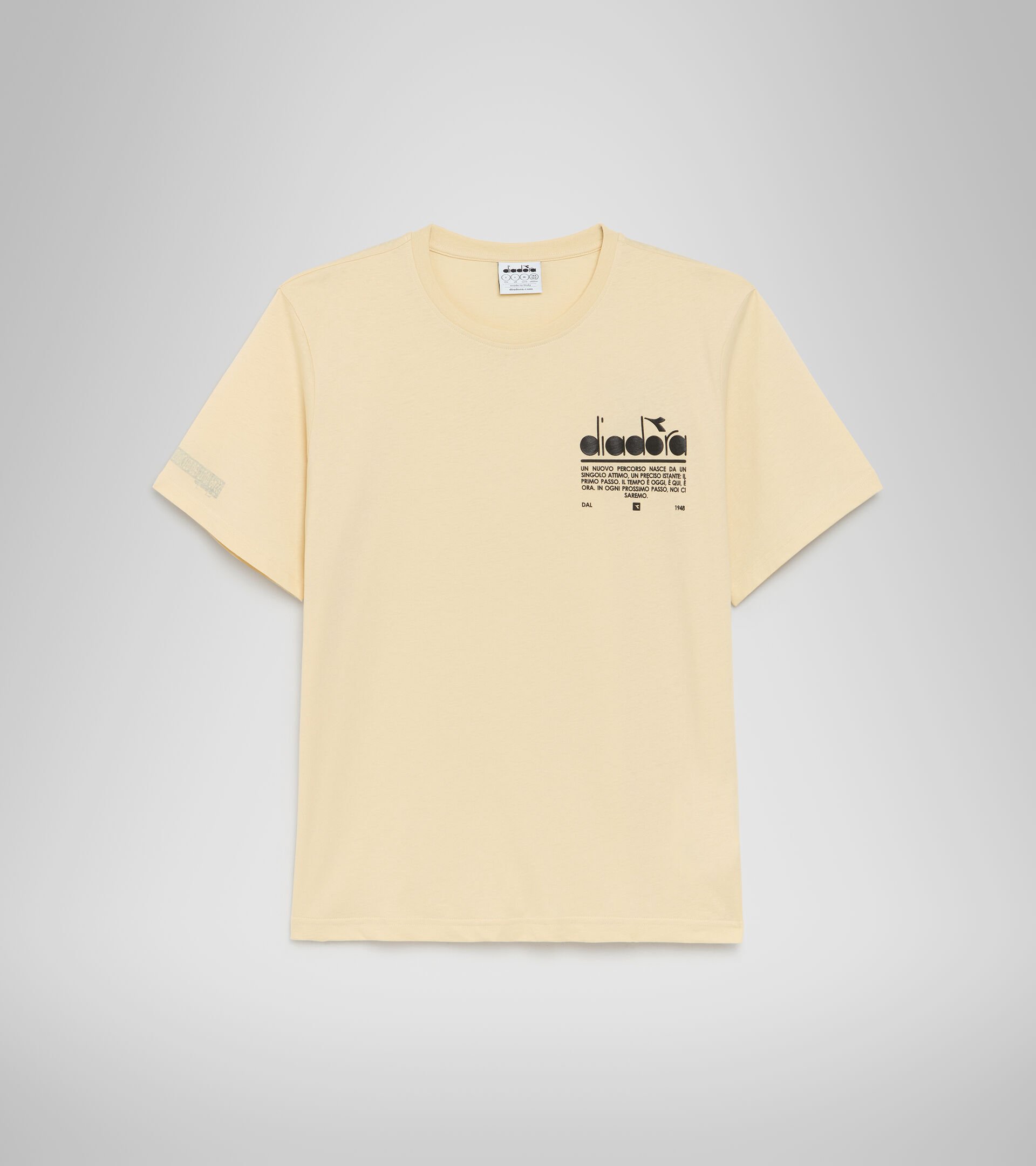 Cotton T-shirt - Unisex T-SHIRT SS MANIFESTO NAVAJO BEIGE - Diadora