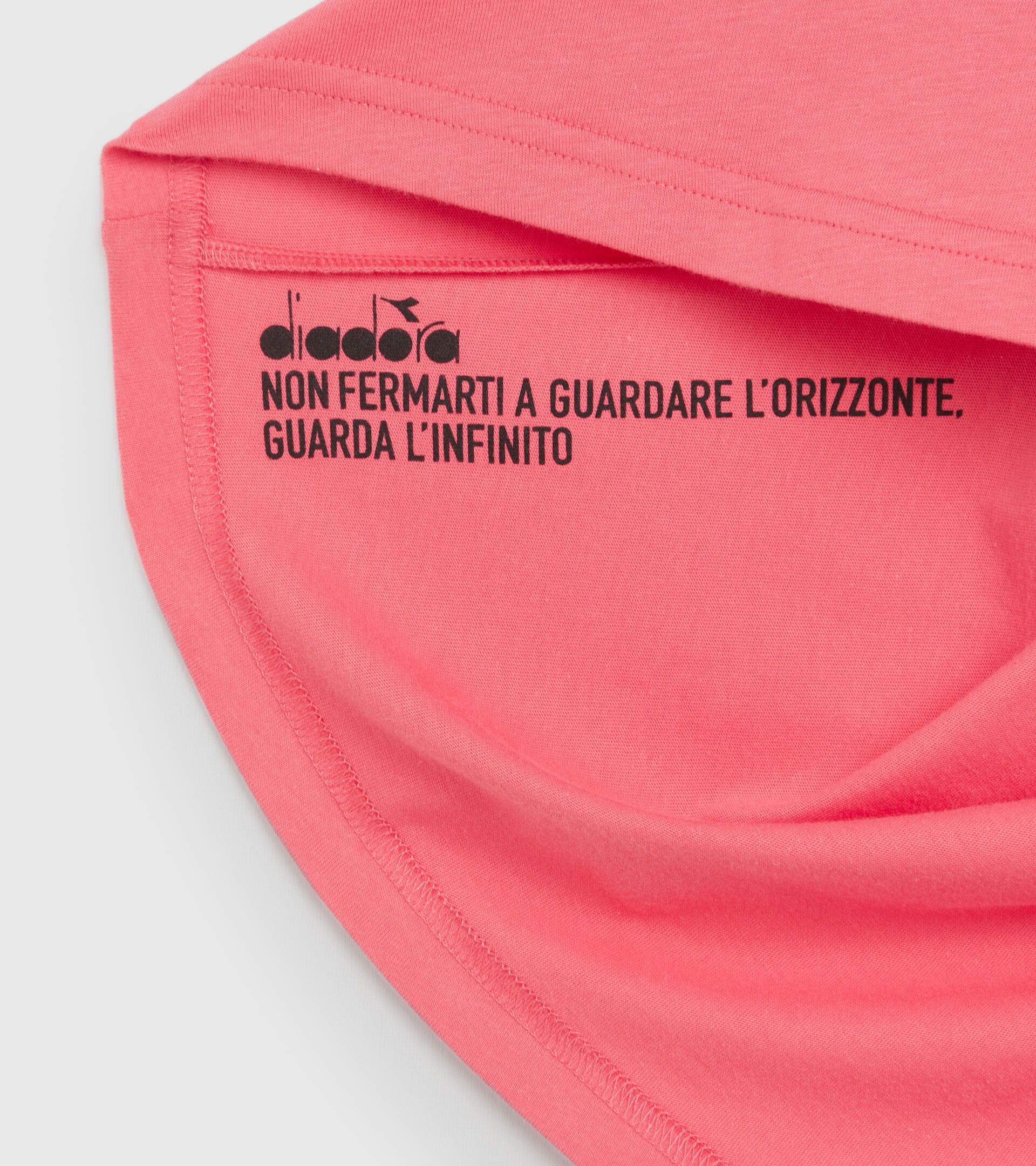 Cotton T-shirt - Women L. T-SHIRT SS MANIFESTO TEA ROSE - Diadora