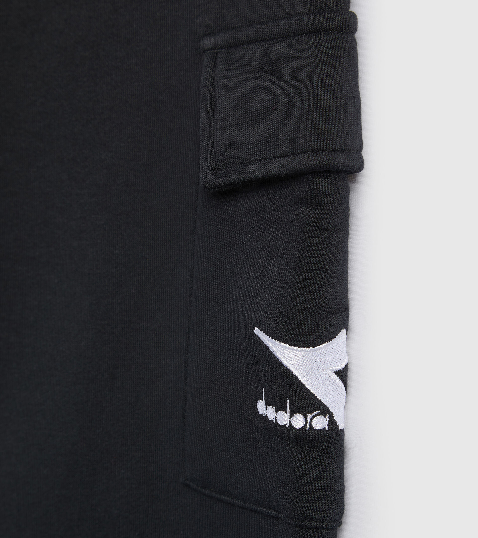 Sports trousers - Kids JB.PANTS CUFF HOOPLA BLACK - Diadora