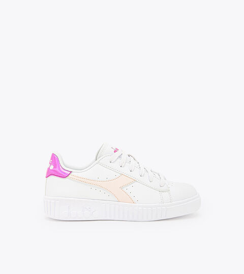Sports shoes - Youth 8-16 years GAME STEP GS WHITE/ROBINIA VIOLET - Diadora