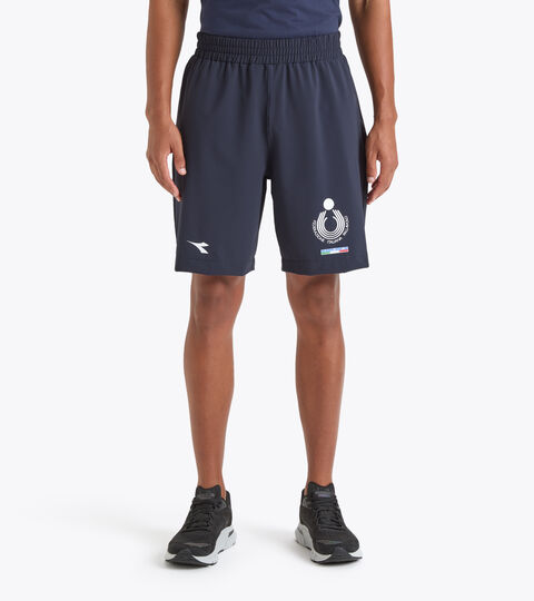 Pantalones cortos de competición para hombre - Selección Italiana de Vóley Playa SHORT GARA UOMO BV ITALIA AZUL MARINO BLAZER - Diadora