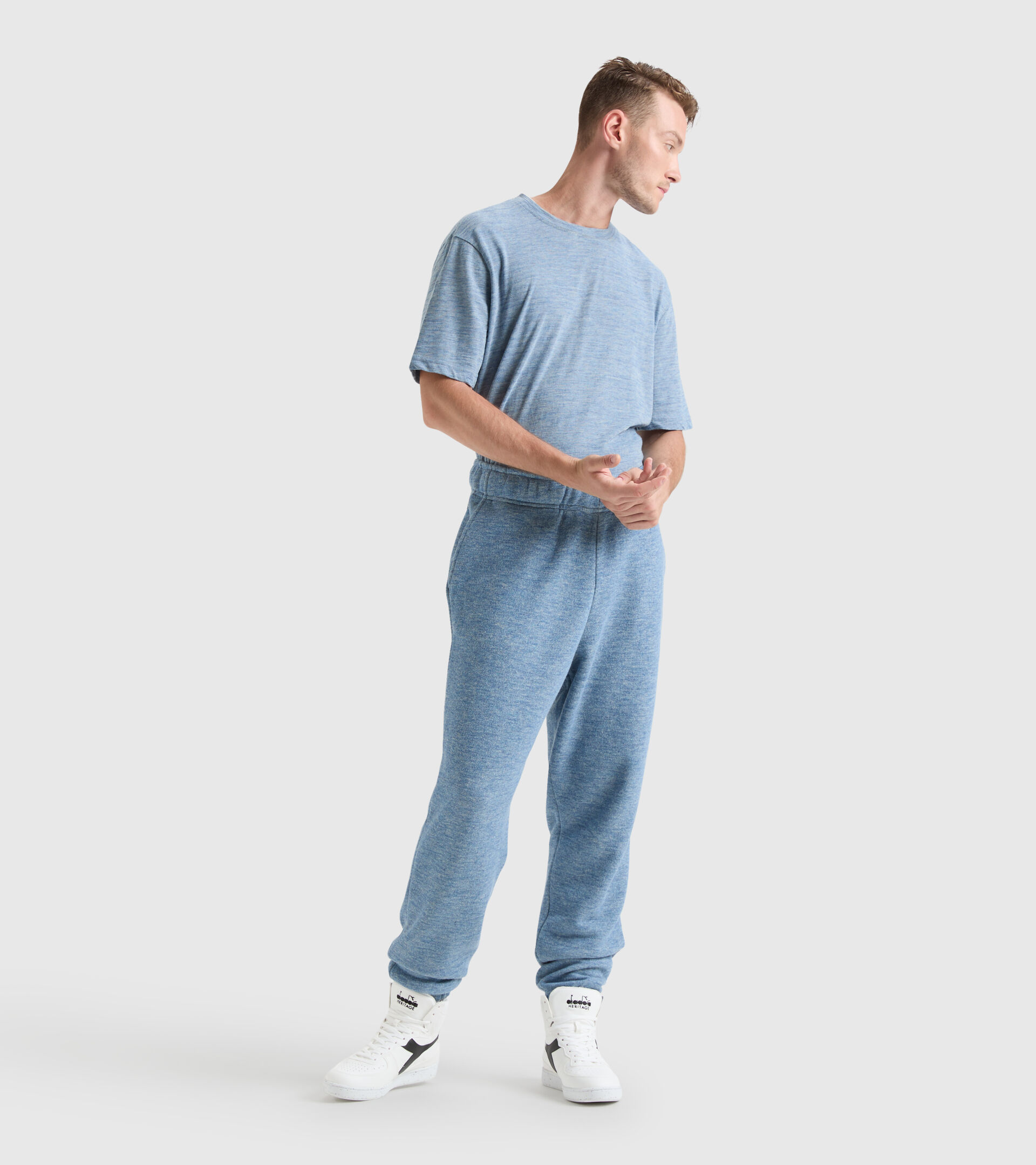 Sporthose - Unisex PANT MANIFESTO 2030 DELFTERBLAU MELANGE - Diadora