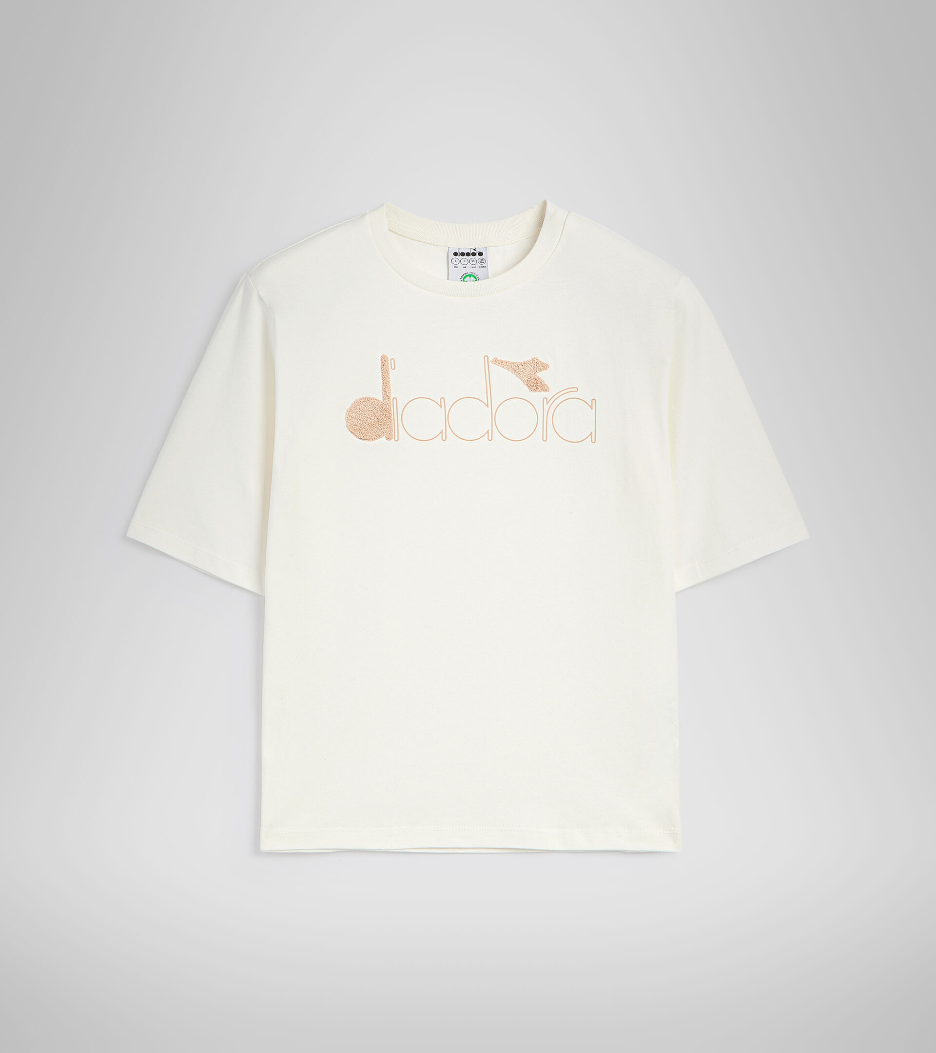 T-Shirt - Damen L. T-SHIRT SS URBANITY MARSHMALLOW WEISS - Diadora
