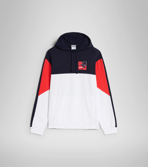 HOODIE SWEAT WEAVE, BLANC VIF Sweat-shirt en coton - Homme HOODIE SWEAT WEAVE BLANC VIF - Diadora