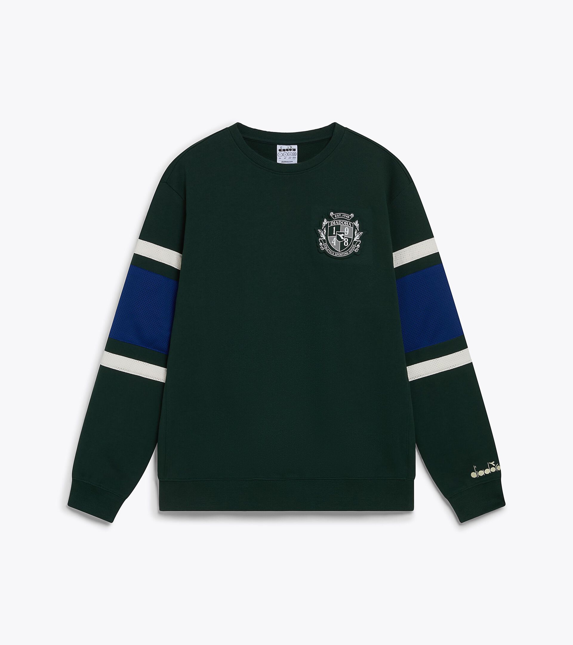 Jersey sweatshirt - Regular fit - Men&rsquo;s SWEATSHIRT CREW LOGO EXC. (FT) PINE GROVE - Diadora