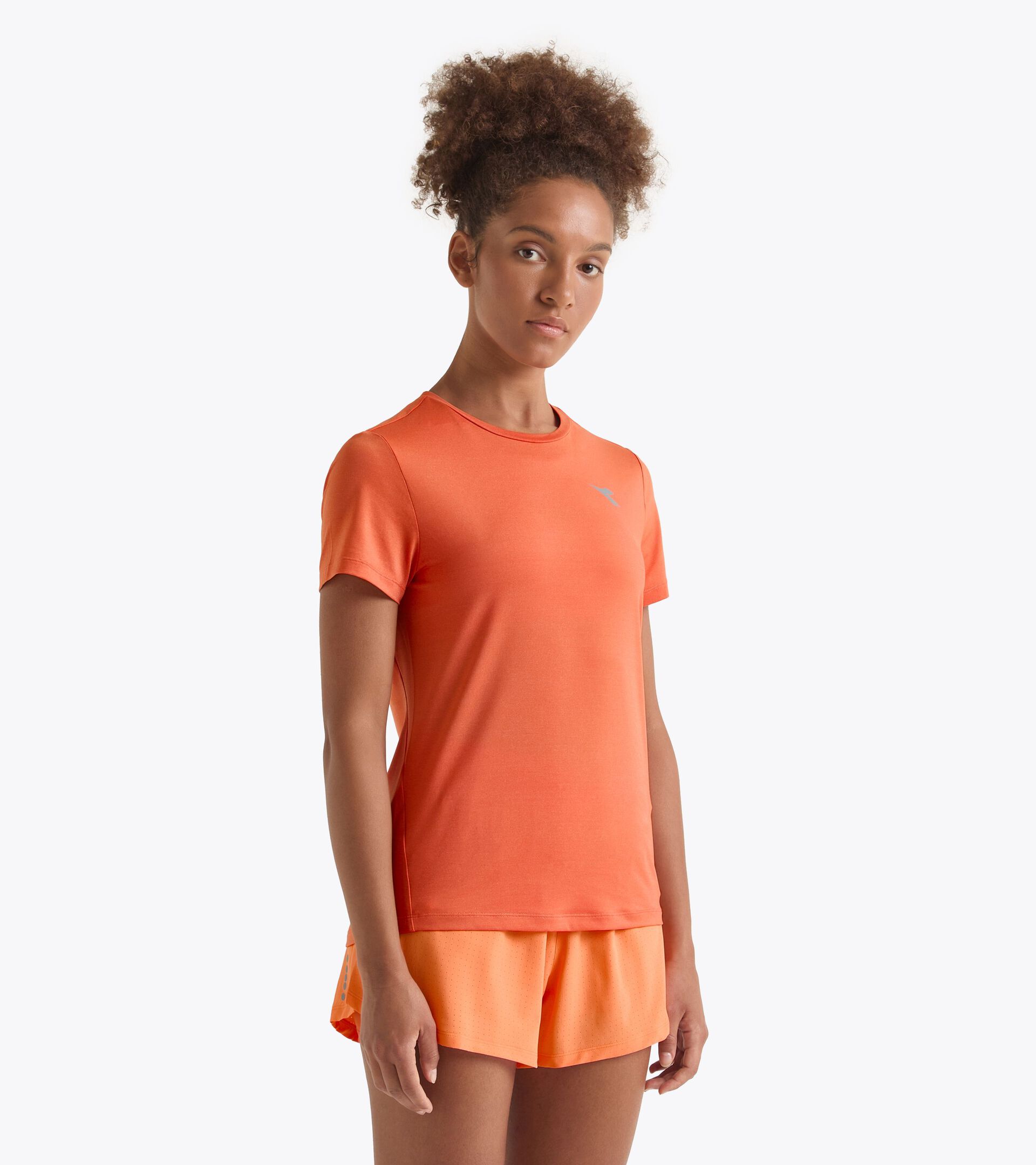 Performance-T-Shirt zum Laufen - Damen L. SS T-SHIRT TECH RUN CREW KOI - Diadora