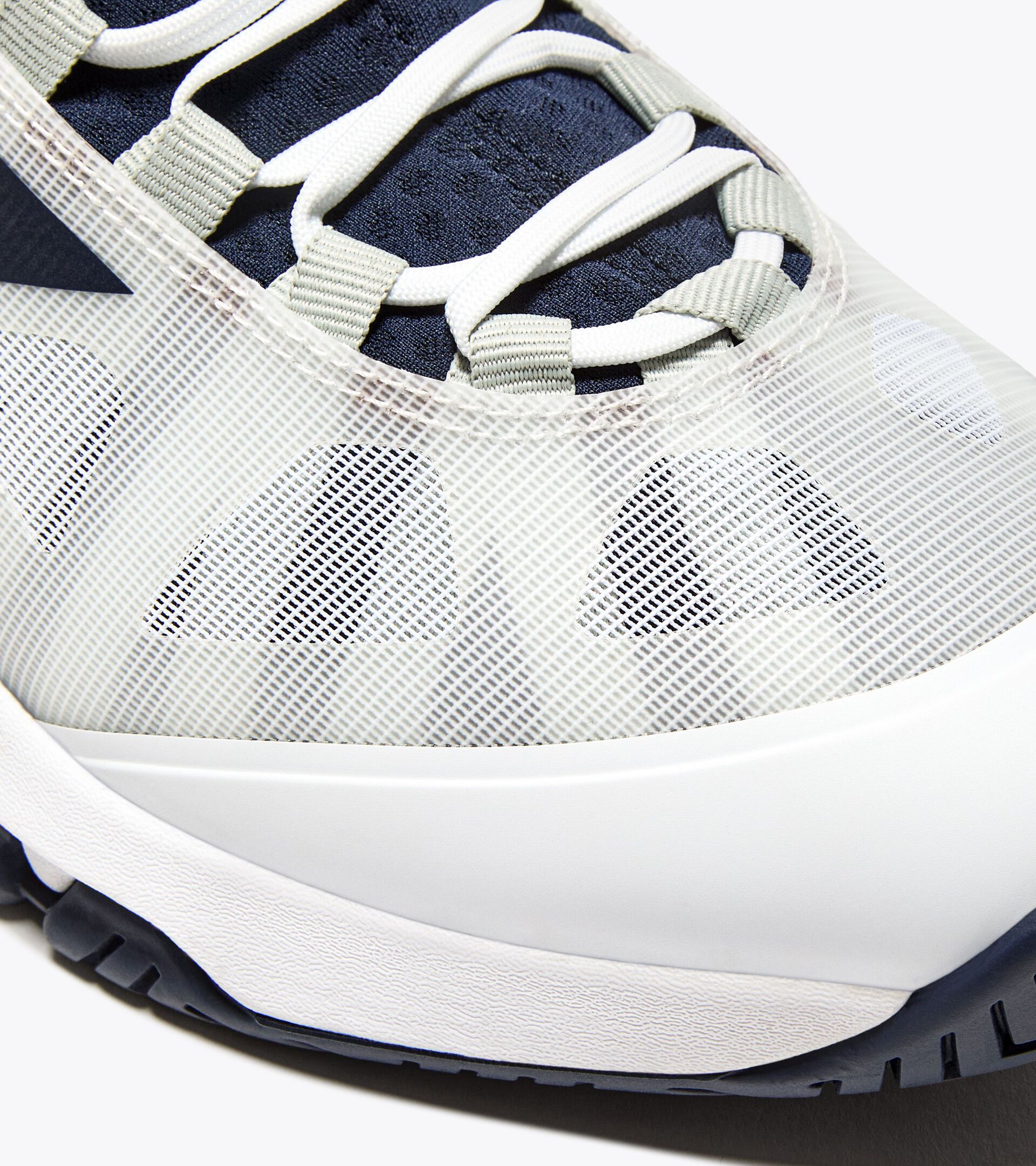 Scarpa da tennis per terreni duri o in terra battuta - Uomo SPEED BLUSHIELD FLY 4 + AG BIANCO/BLU CORSARO - Diadora