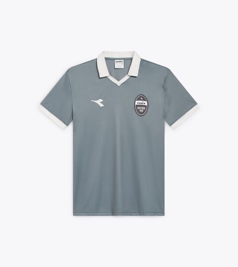POLO SS LEGACY, CASTLE ROCK Calcio-inspired polyester shirt - Made in Italy - All-gender POLO SS LEGACY CASTLE ROCK - Diadora