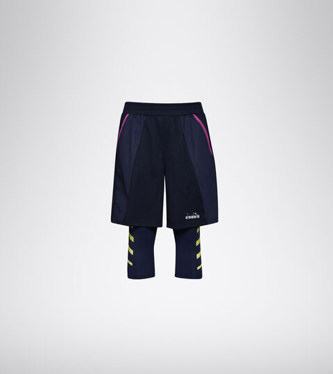 Shorts para correr - Hombre POWER SHORTS BE ONE NEGRO IRIS - Diadora