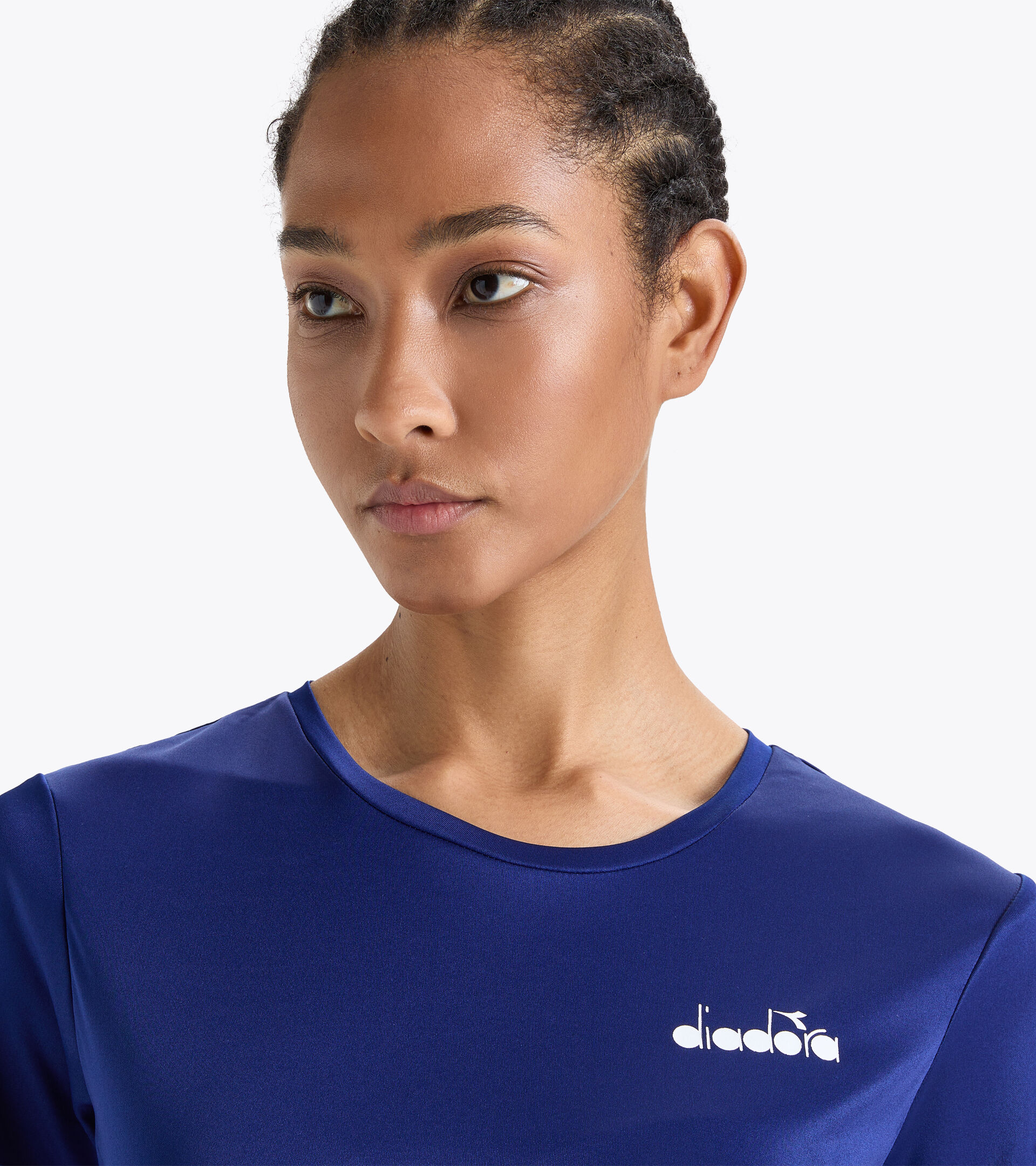 T-shirt de tennis - Femme L. SS T-SHIRT BLEUS - Diadora