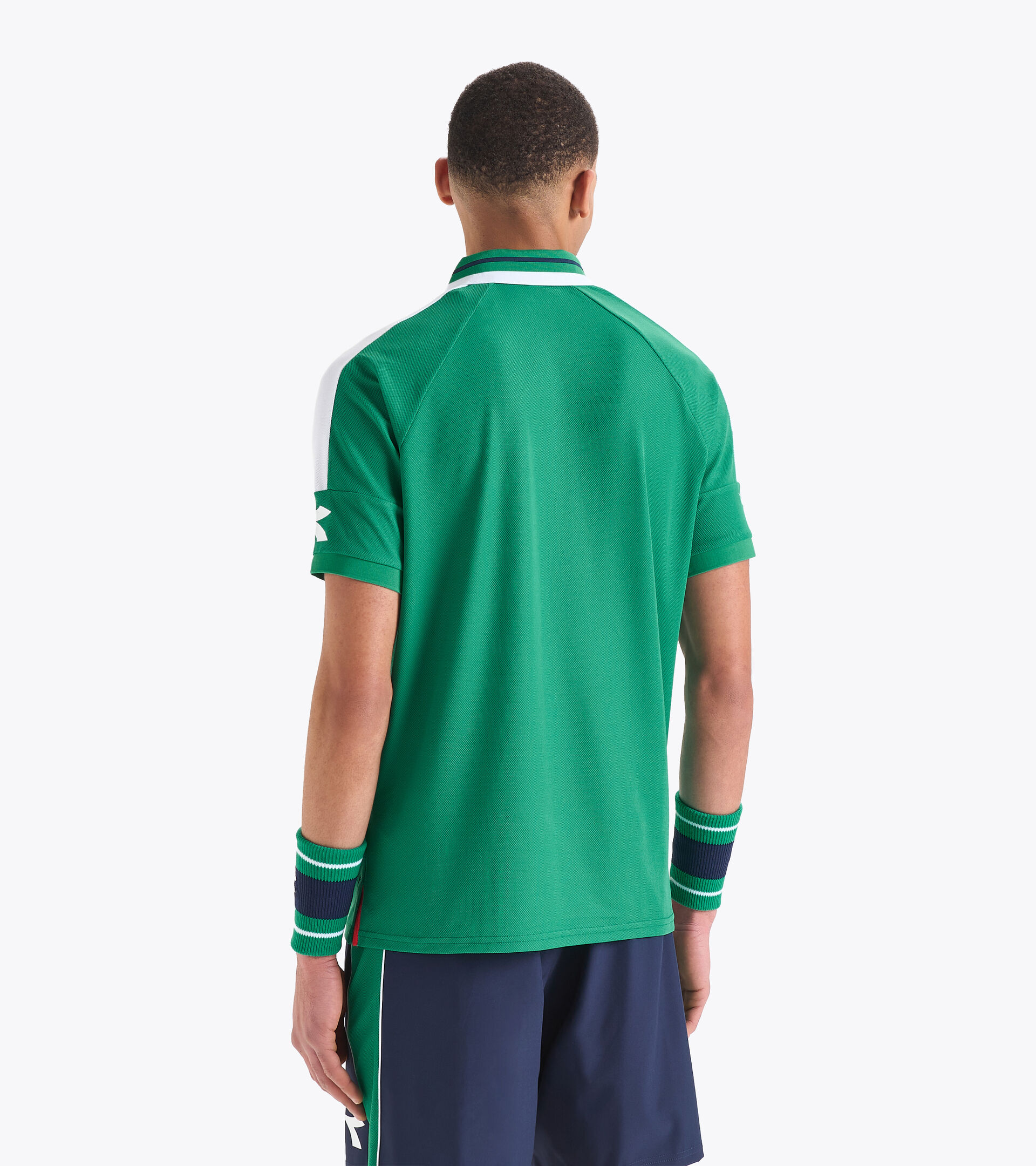 Tennis polo shirt - Men SS POLO ICON GOLF GREEN - Diadora