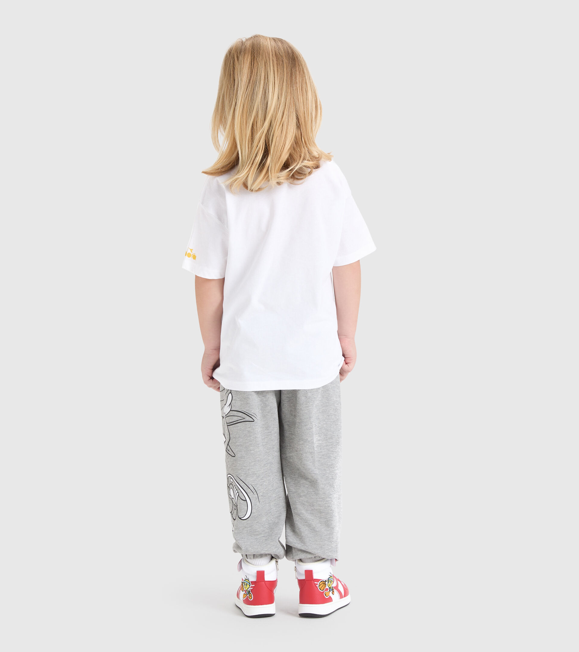 Sports T-shirt - Kids JU.T-SHIRT SS WB SPECTRA YELLOW - Diadora