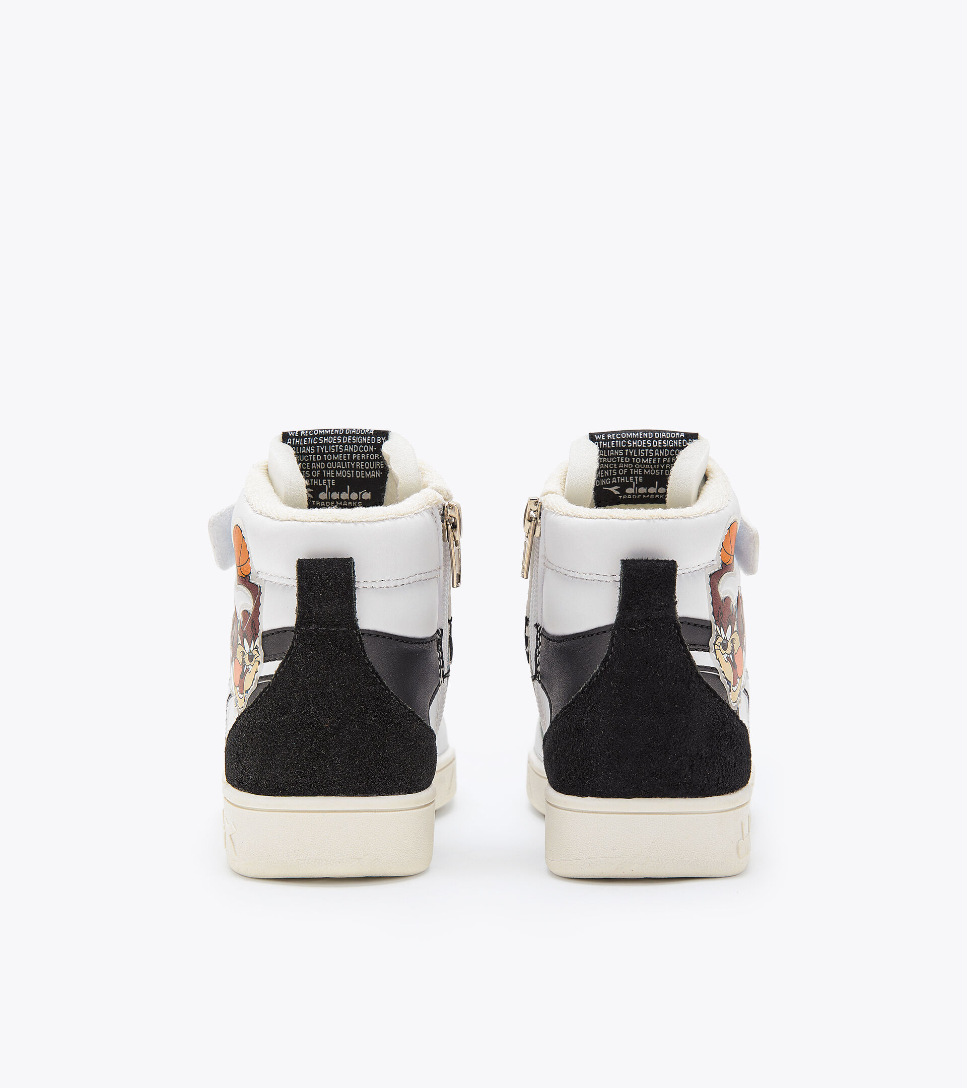 Sports shoes - Kids 4-8 years MAGIC BASKET MID TAZ PS WHITE/BLACK - Diadora