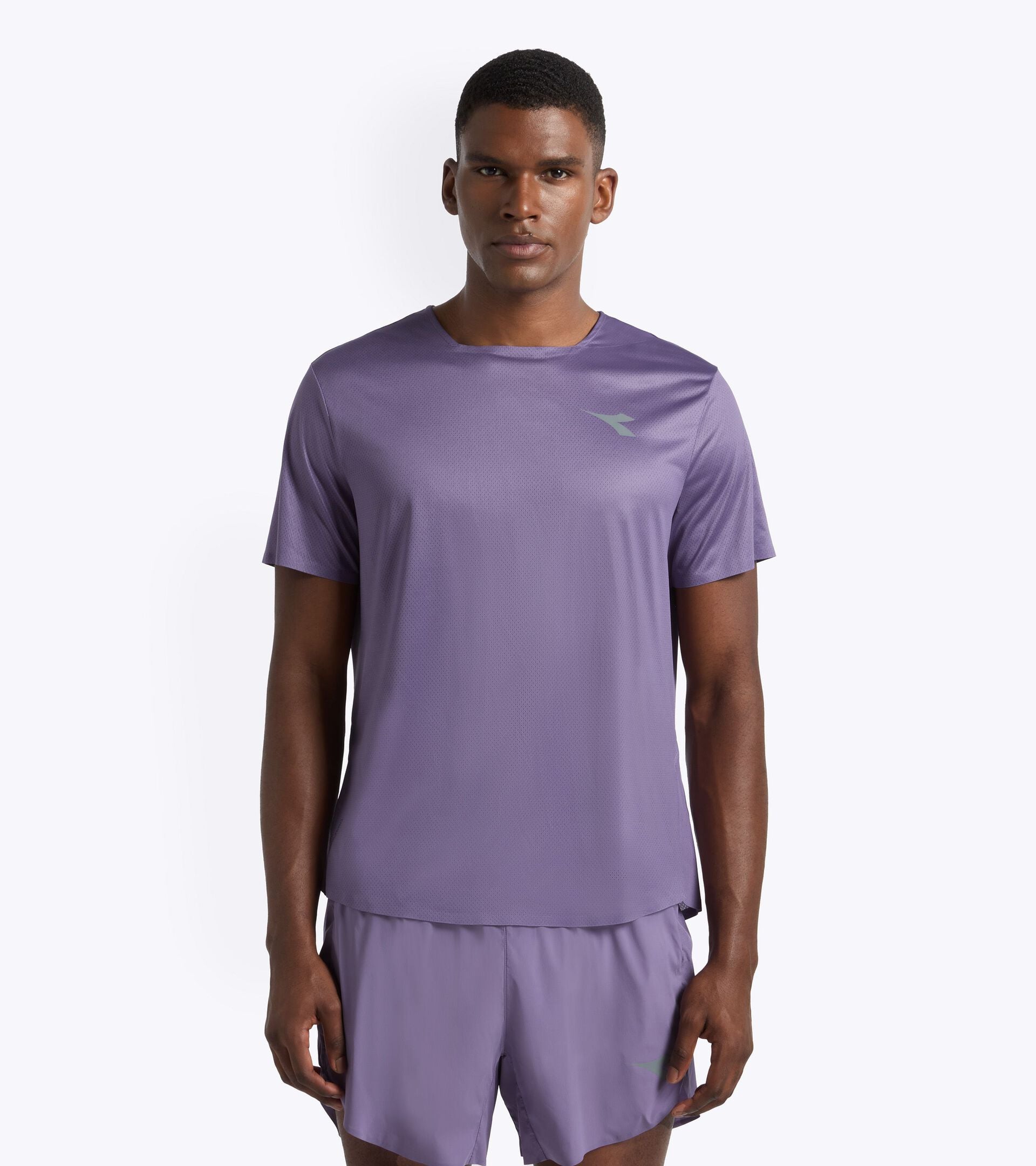 Super Light FIBRAZERO t-shirt  - Running - Men&rsquo;s SS T-SHIRT SUPER LIGHT FIBRAZERO VIOLET GRAPE COMPOTE - Diadora