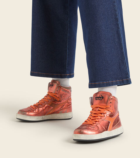 MI BASKET METAL USED, KORALLE ROSE Heritage-Schuh - Unisex MI BASKET METAL USED KORALLE ROSE - Diadora