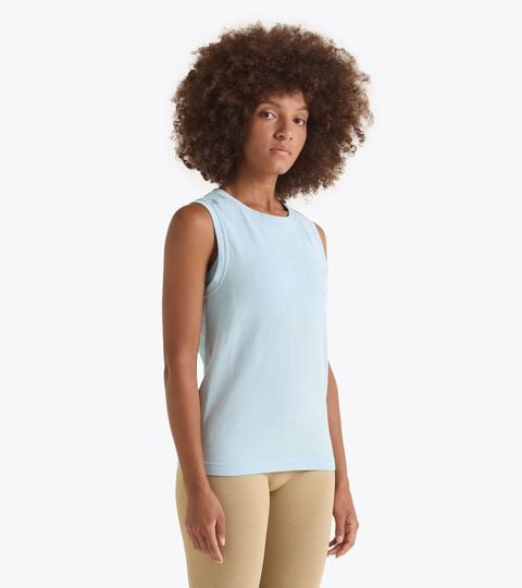 Technical tank for temperature control -  Running - Women’s L. TANK STRATOUNO CORYDALIS BLUE - Diadora