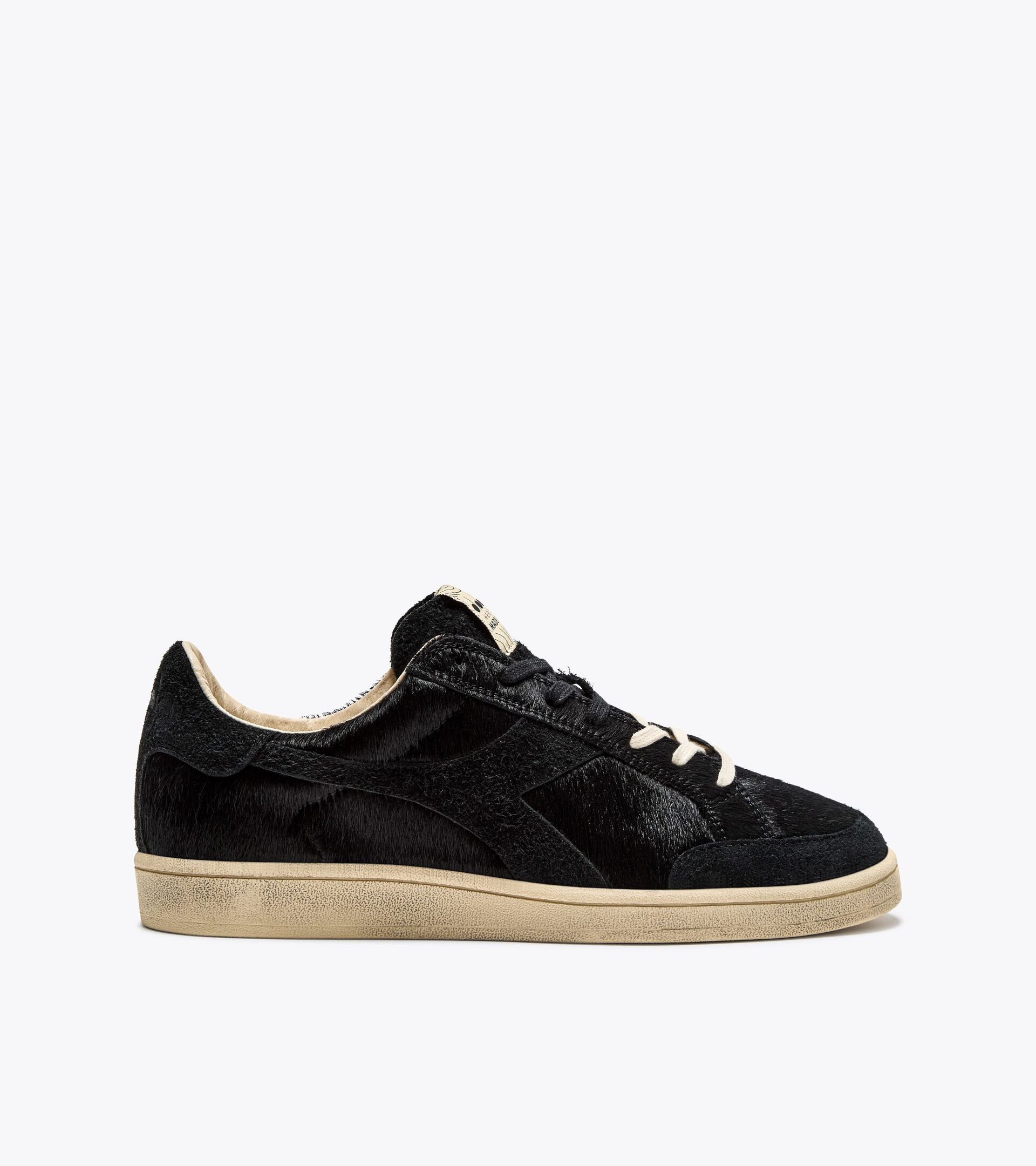 Zapatilla Heritage de piel - Made in Italy - Para todos los géneros PRESTIGE LUX ITALIA NEGRO - Diadora