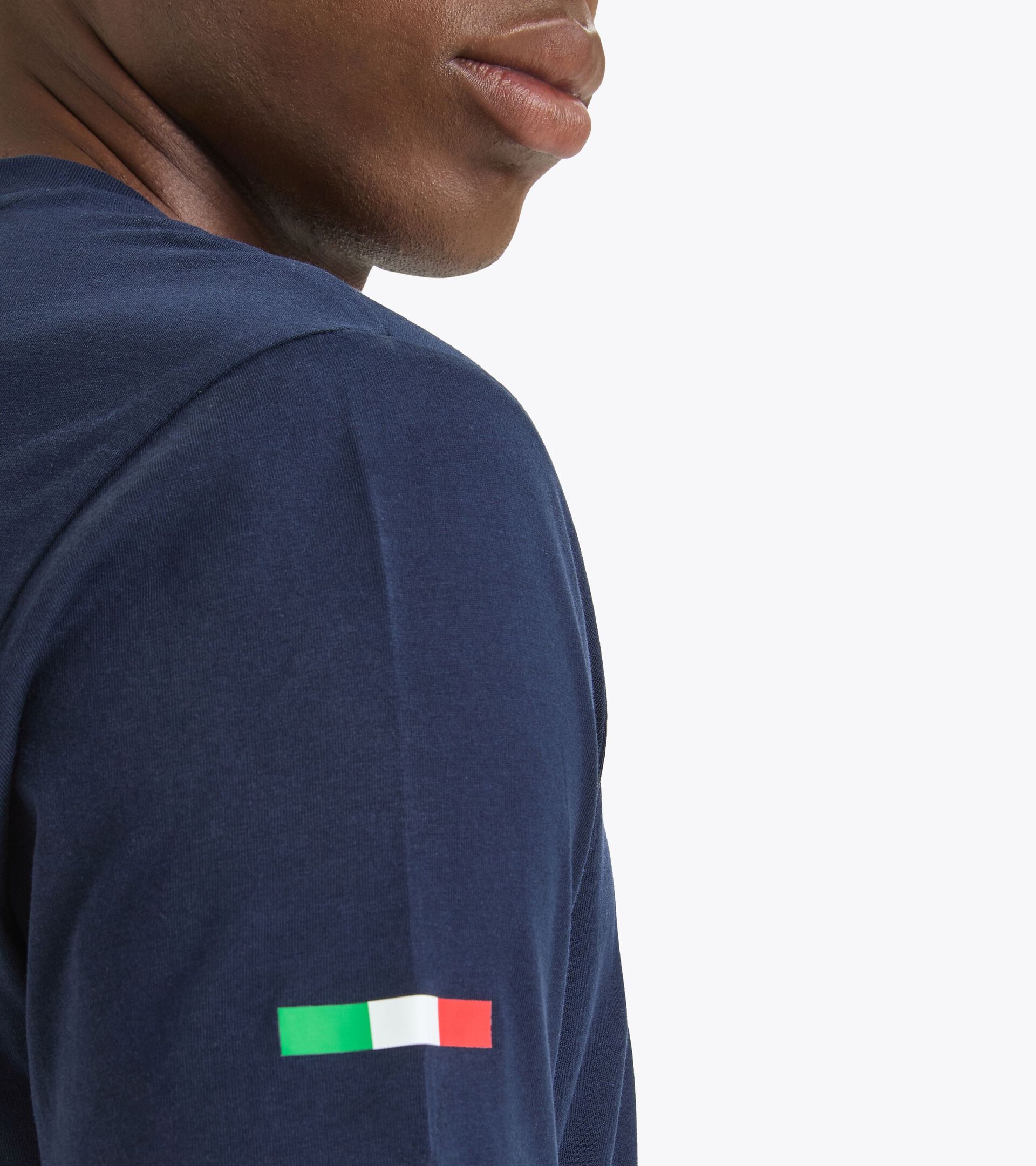 T-shirt de Représentation - Équipe Nationale de Beach Volley T-SHIRT RAPPRESENTANZA BV24 ITALIA BLEU CABAN - Diadora