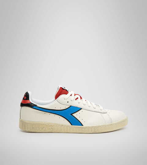 Chaussures de sport - Unisexe GAME L LOW ICONA BLANC/NOIR/BLEU MALIBU - Diadora