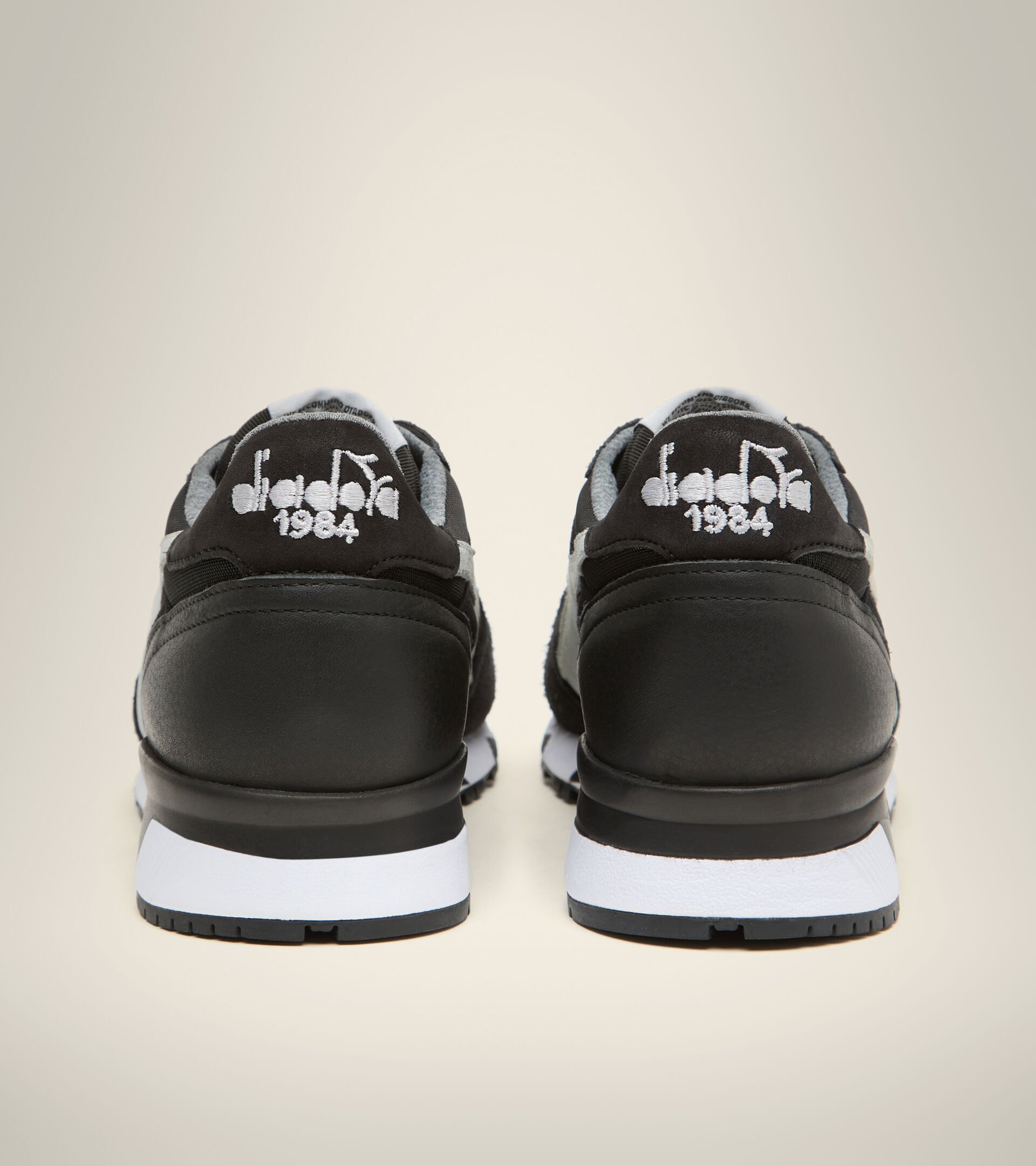 Made in Italy Heritage shoe - Men TRIDENT 90 LEATHER BLACK - Diadora