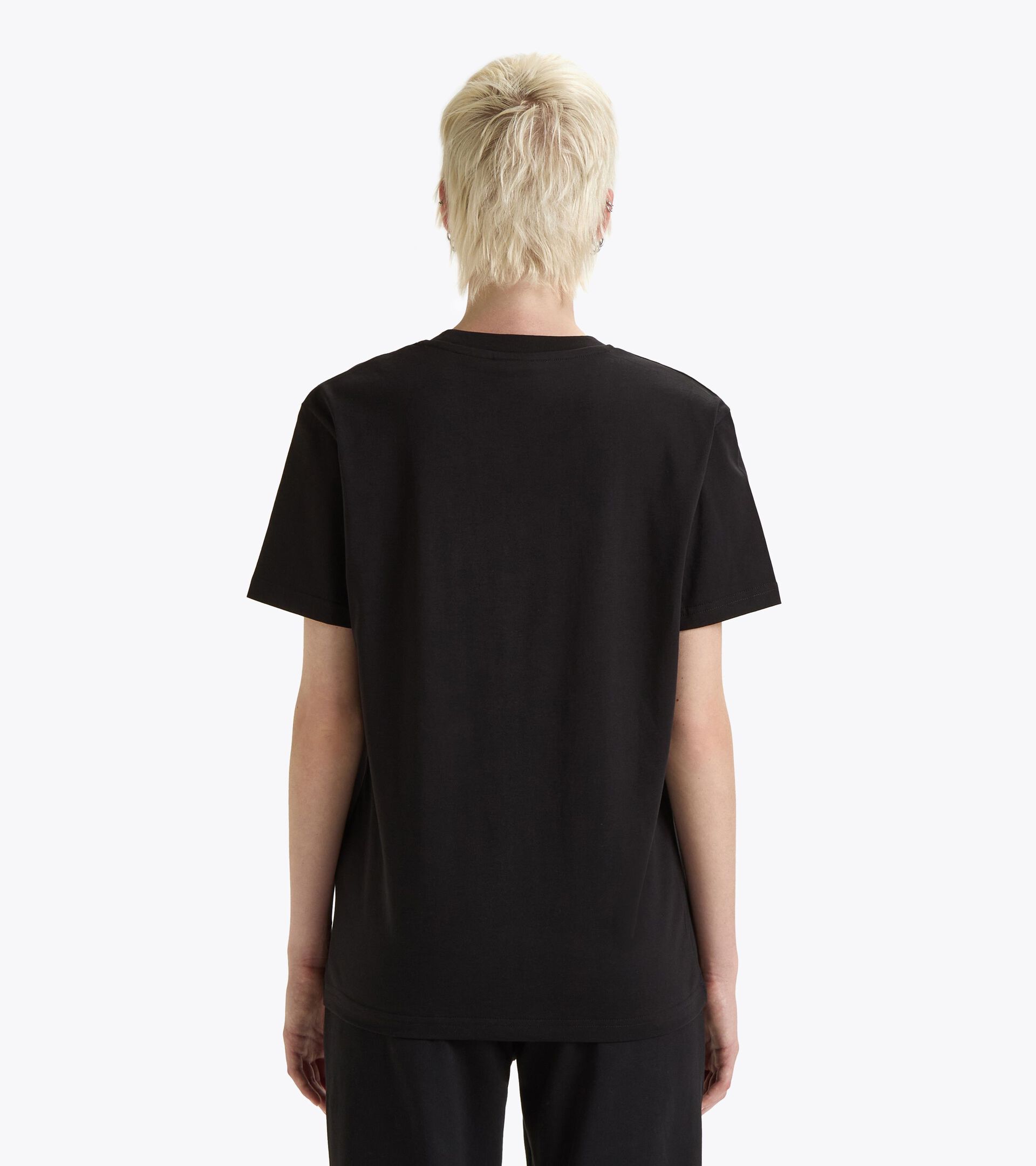 T-shirt - All-Gender T-SHIRT SS LOGO BLACK - Diadora