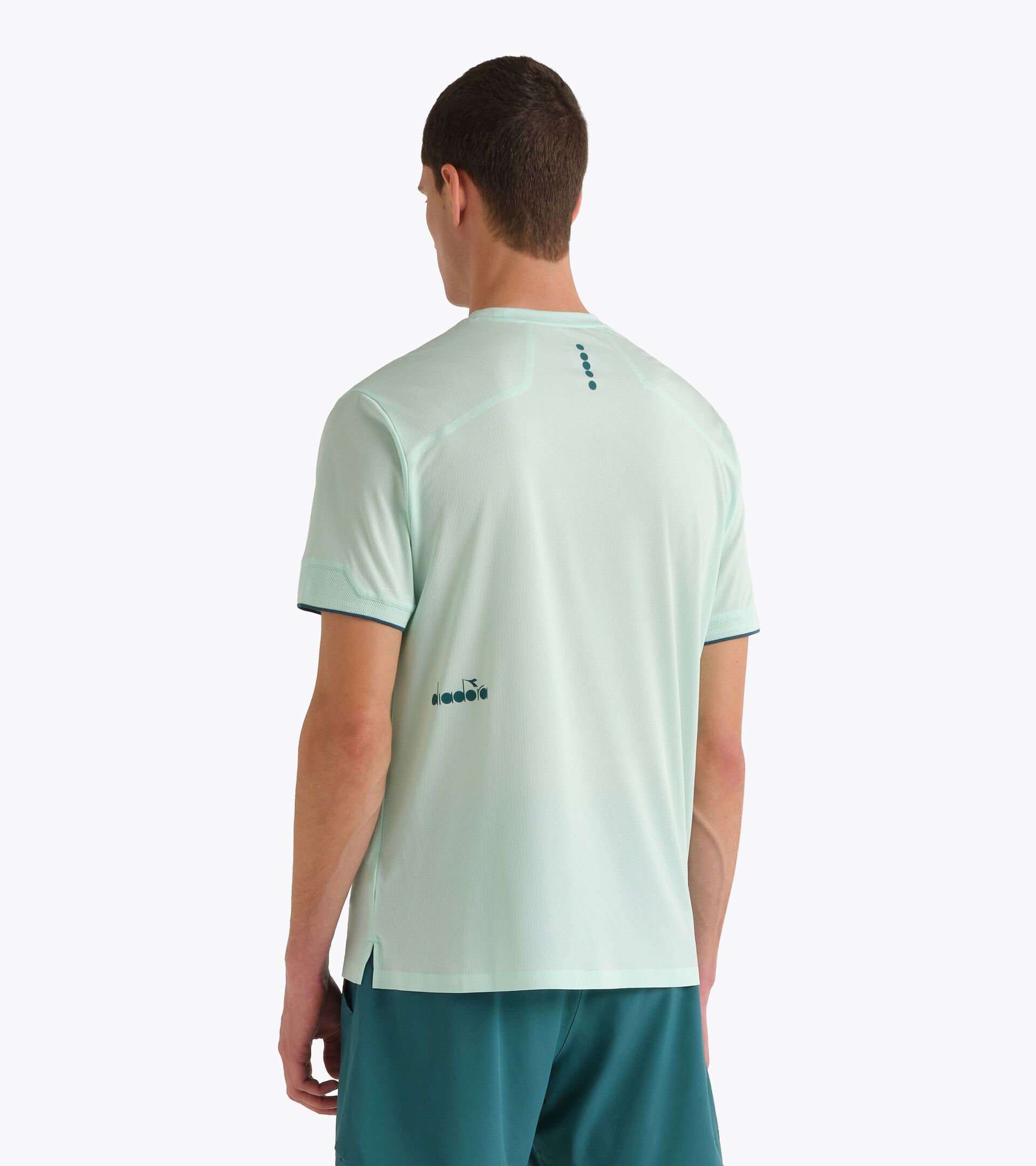 T-shirt with FIBRAZERO Technology - Competition - Men&rsquo;s
 SS T-SHIRT MATCH FIBRAZERO BAY GREEN - Diadora
