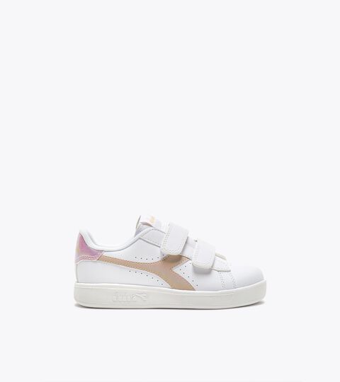 Sports shoes - Kids 4-8 years GAME P PS GIRL WHITE/SAND BEIGE - Diadora
