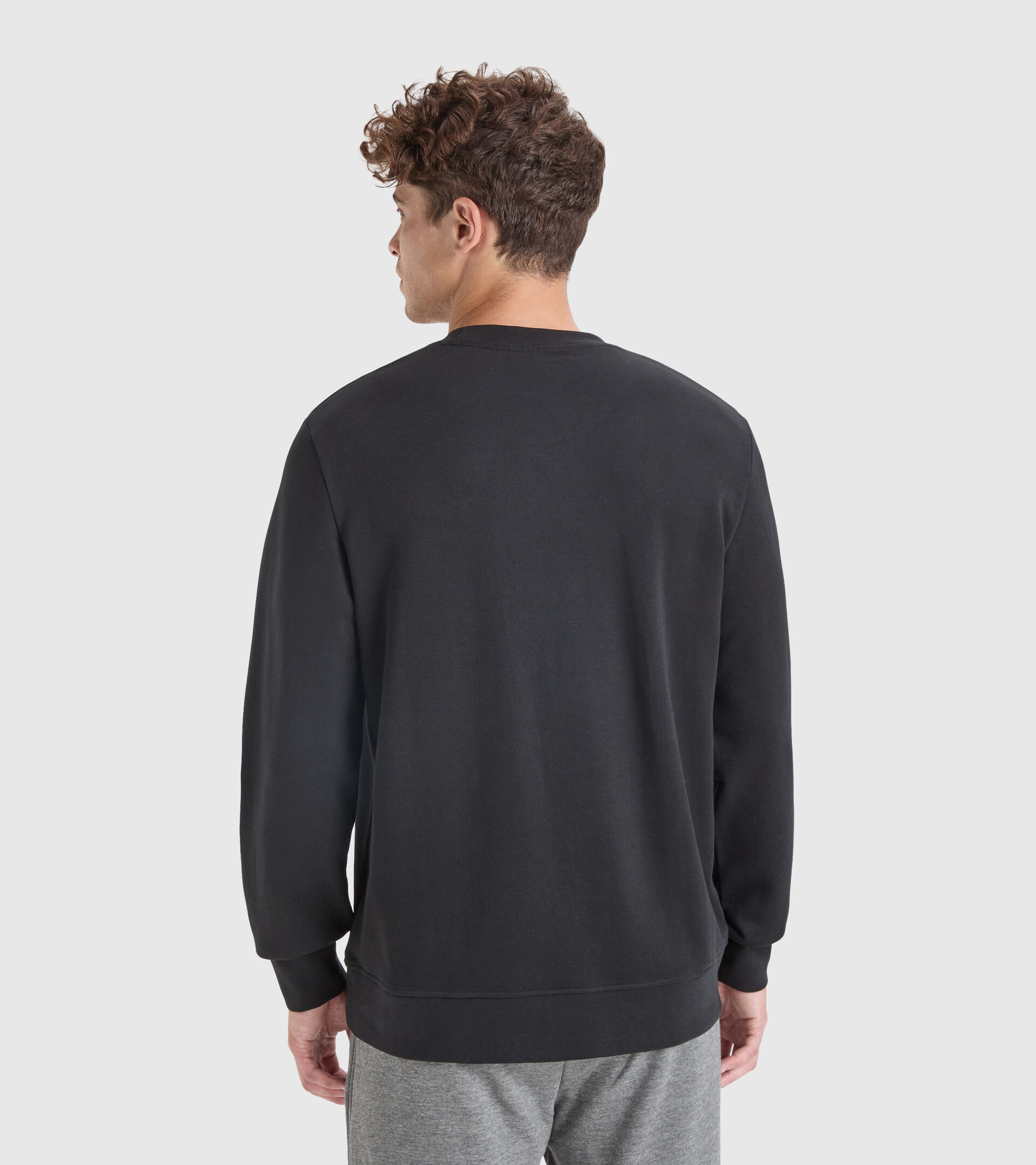 Sweat-shirt de sport - Homme SWEATSHIRT CREW CHROMIA NOIR - Diadora