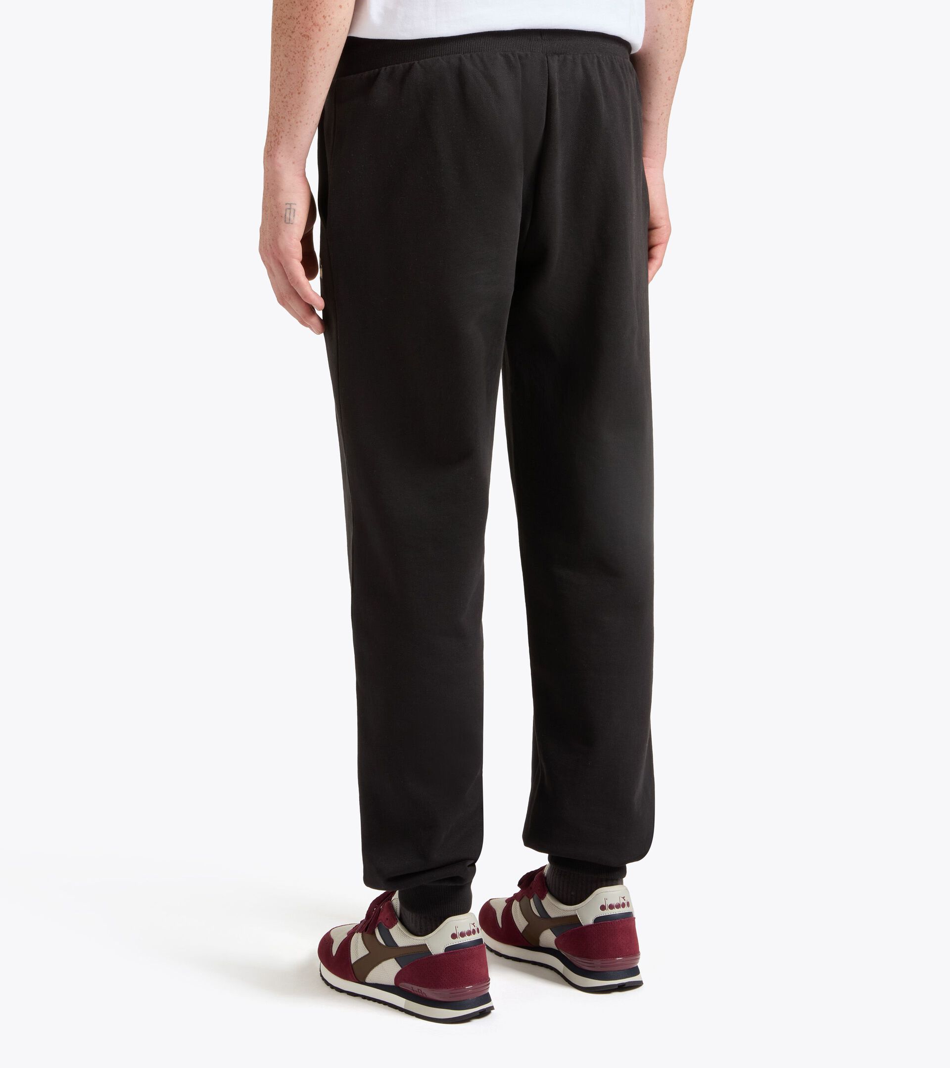 Trousers - Regular fit - Men&rsquo;s PANTS LOGO (FT) BLACK - Diadora