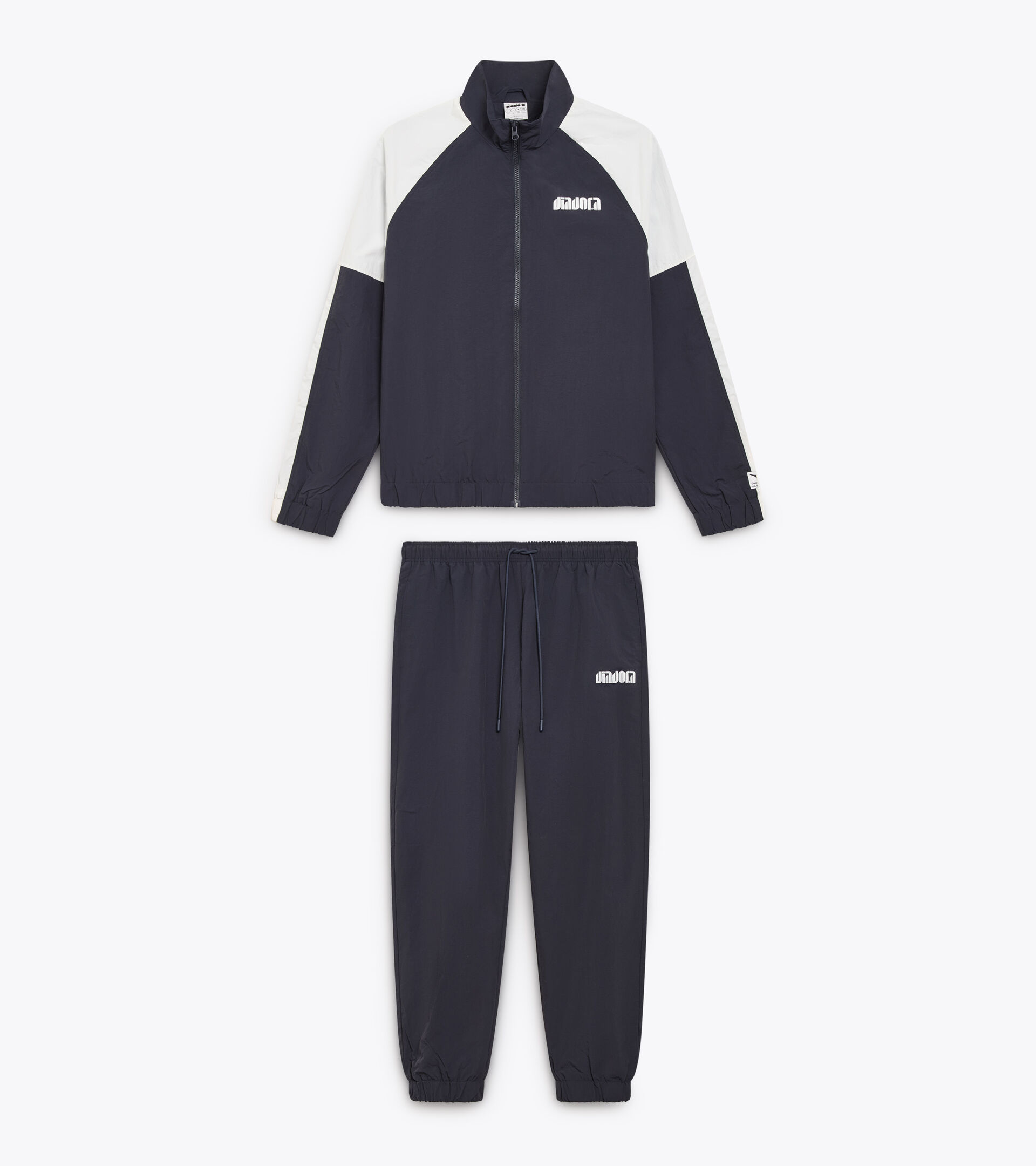 Polyamide tracksuit - All-gender TRACKSUIT ATHL. LOGO I BLUE DENIM - Diadora