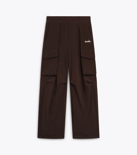 Winter cargo trousers - Exclusive e-commerce & Cortina Store - All-gender CARGO PANTS BROWN - Diadora