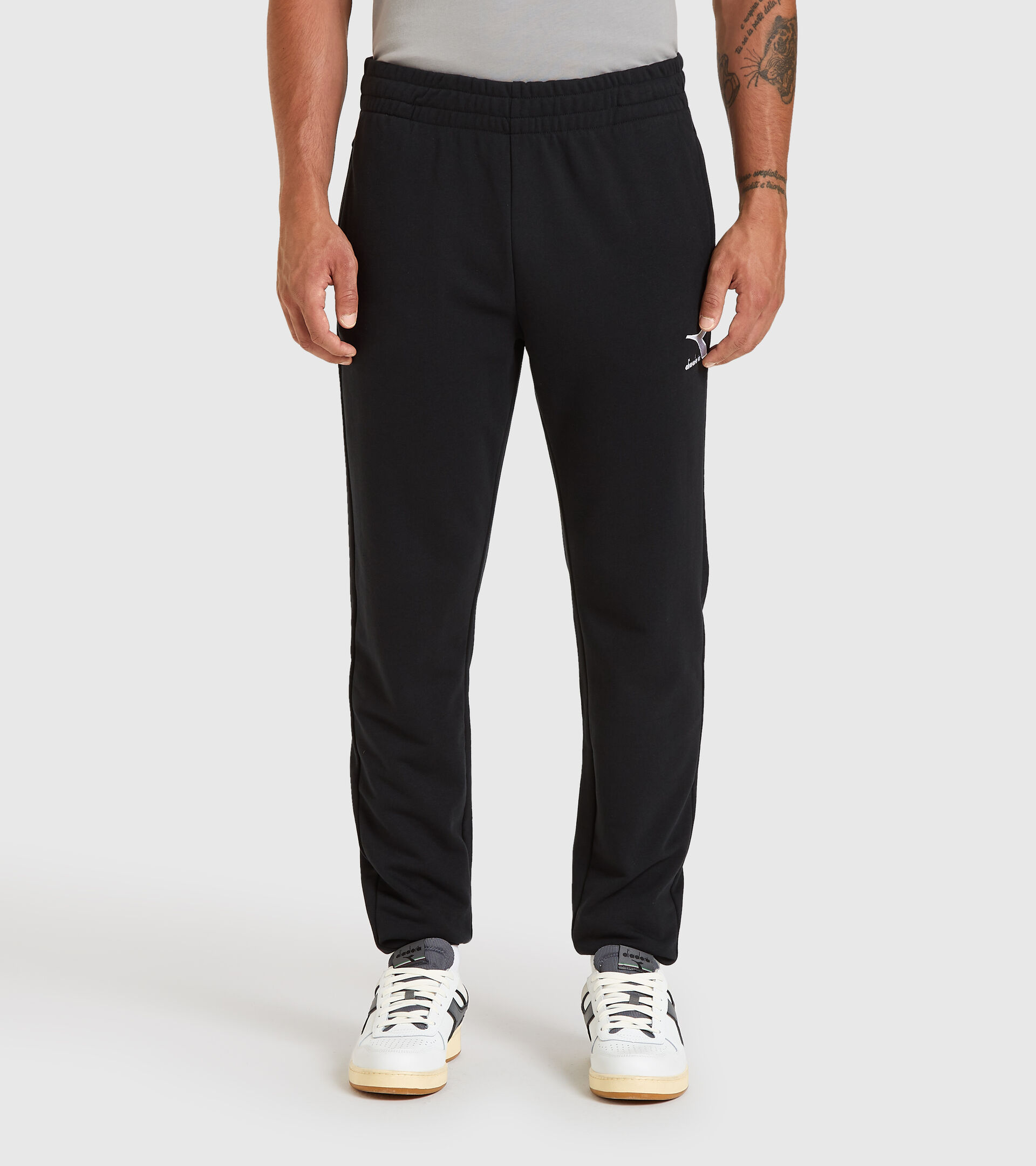 Sports trousers - Men PANTS CUFF CORE BLACK - Diadora