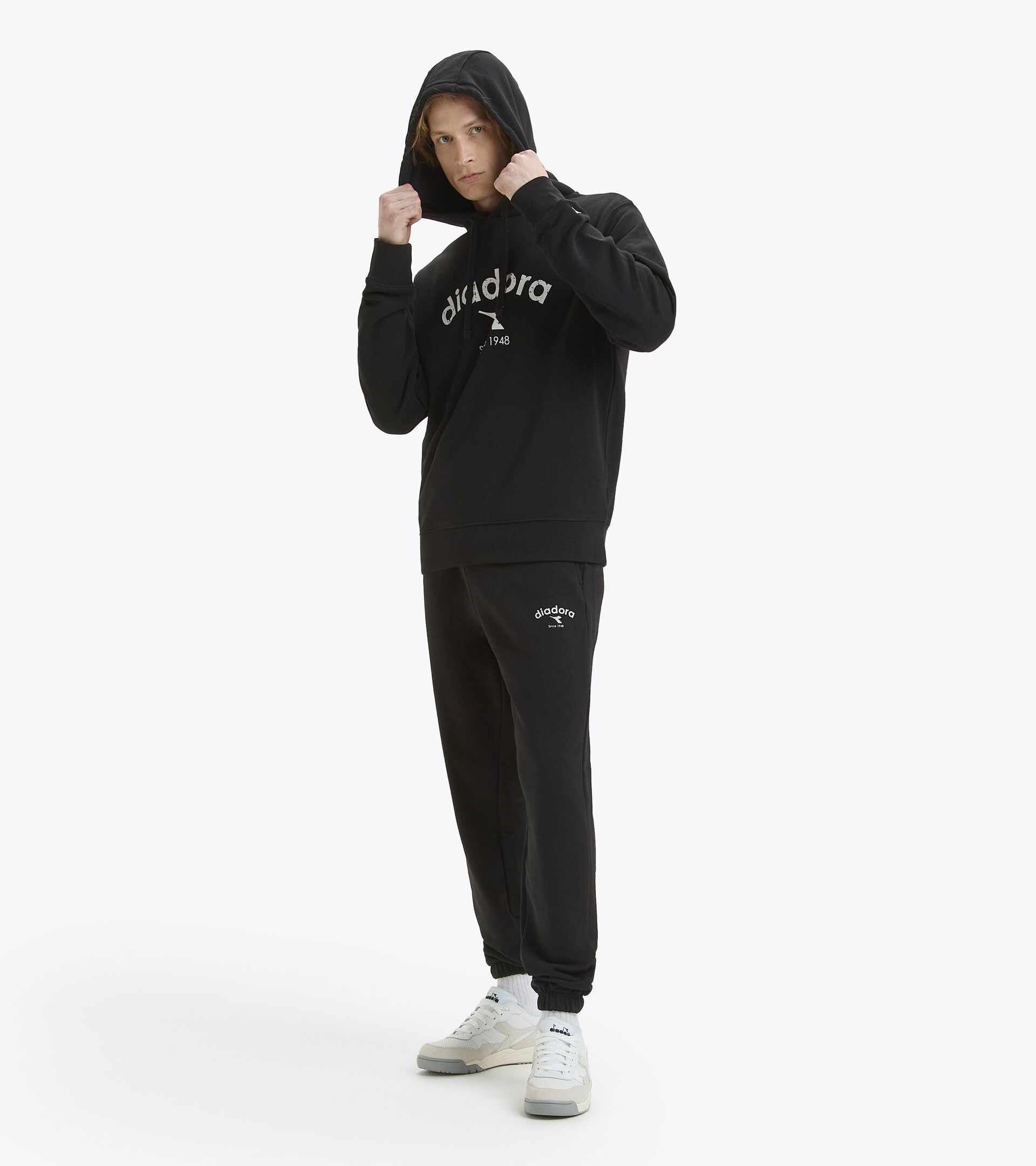 Sudadera con capucha - Gender neutral
 HOODIE ATHL. LOGO NEGRO - Diadora