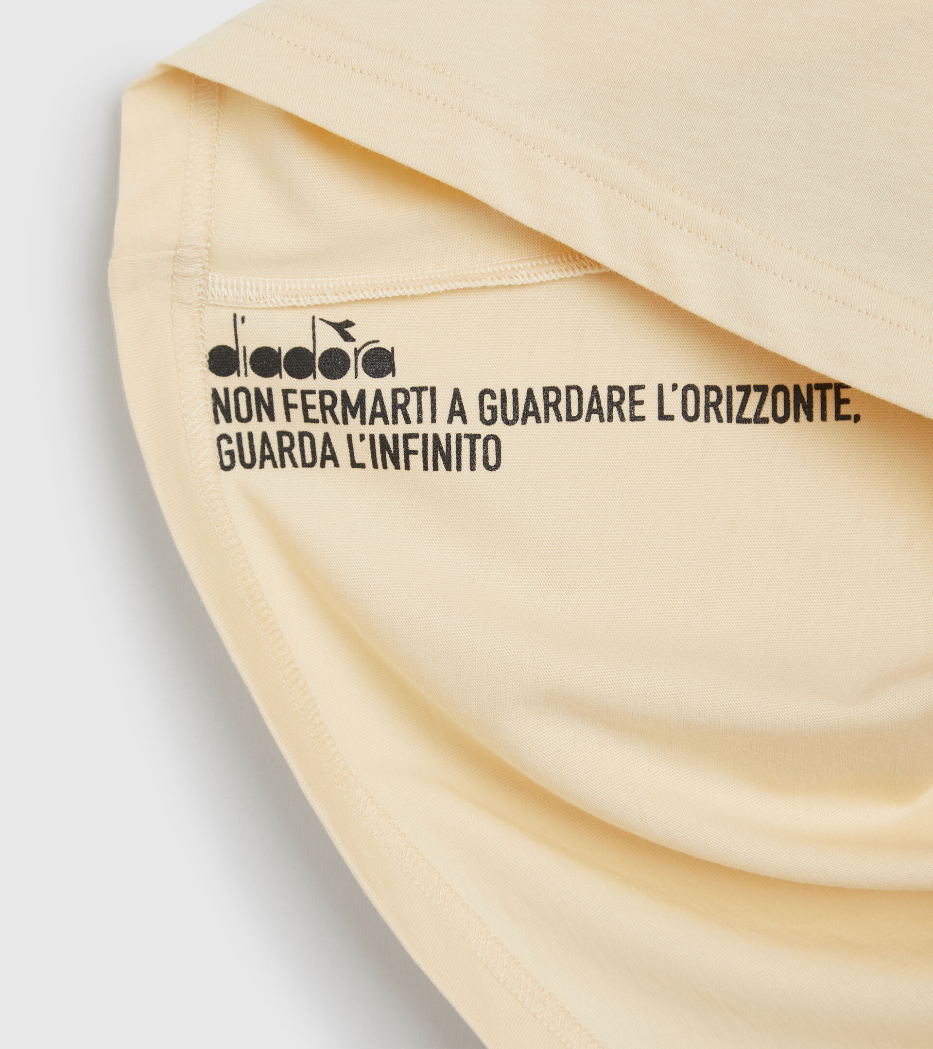 Cotton T-shirt - Women L. T-SHIRT SS MANIFESTO NAVAJO BEIGE - Diadora