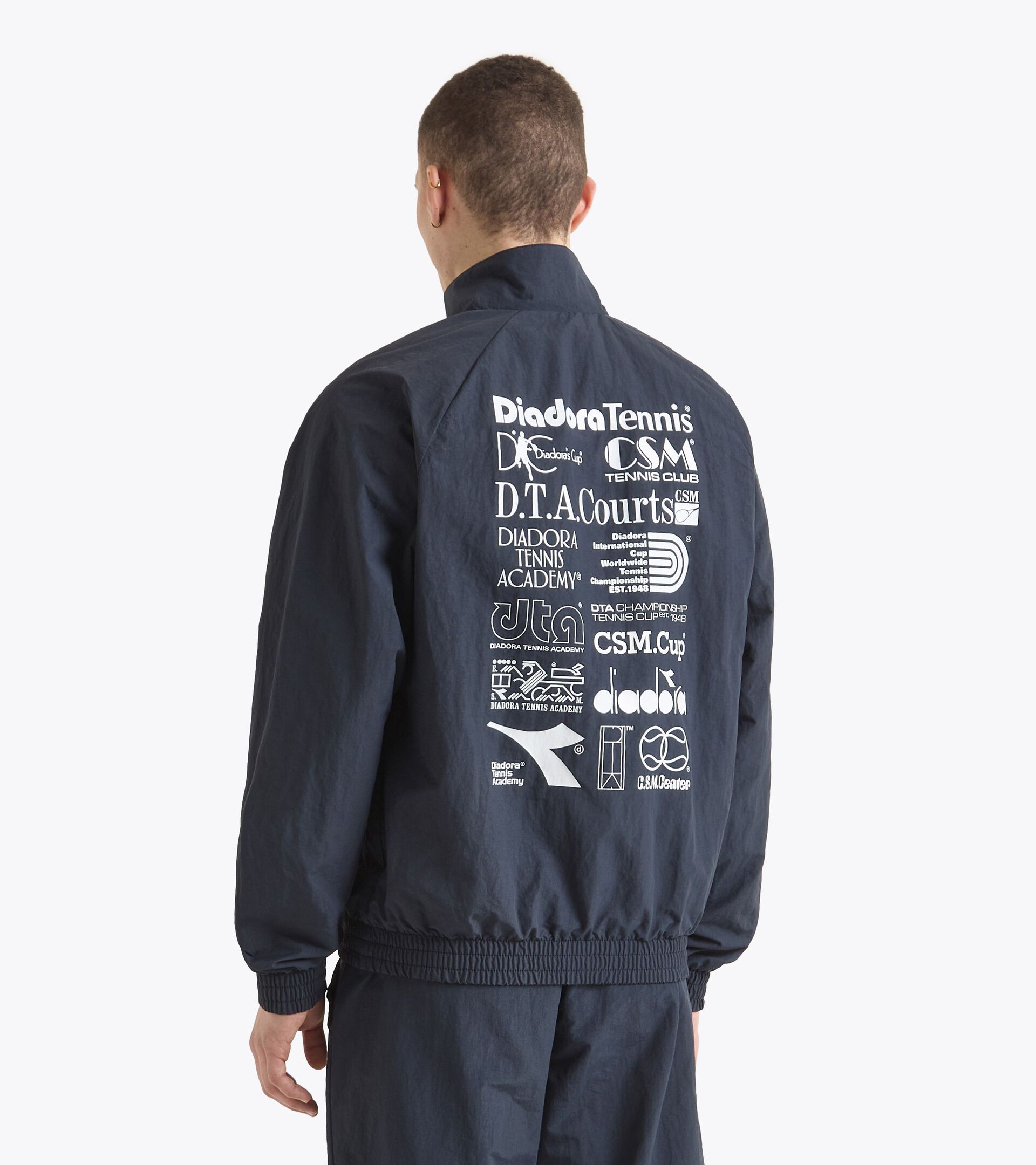 Polyamide Track Jacket - Cross category - All-gender TRACK JACKET SPORTS BLUE DENIM - Diadora