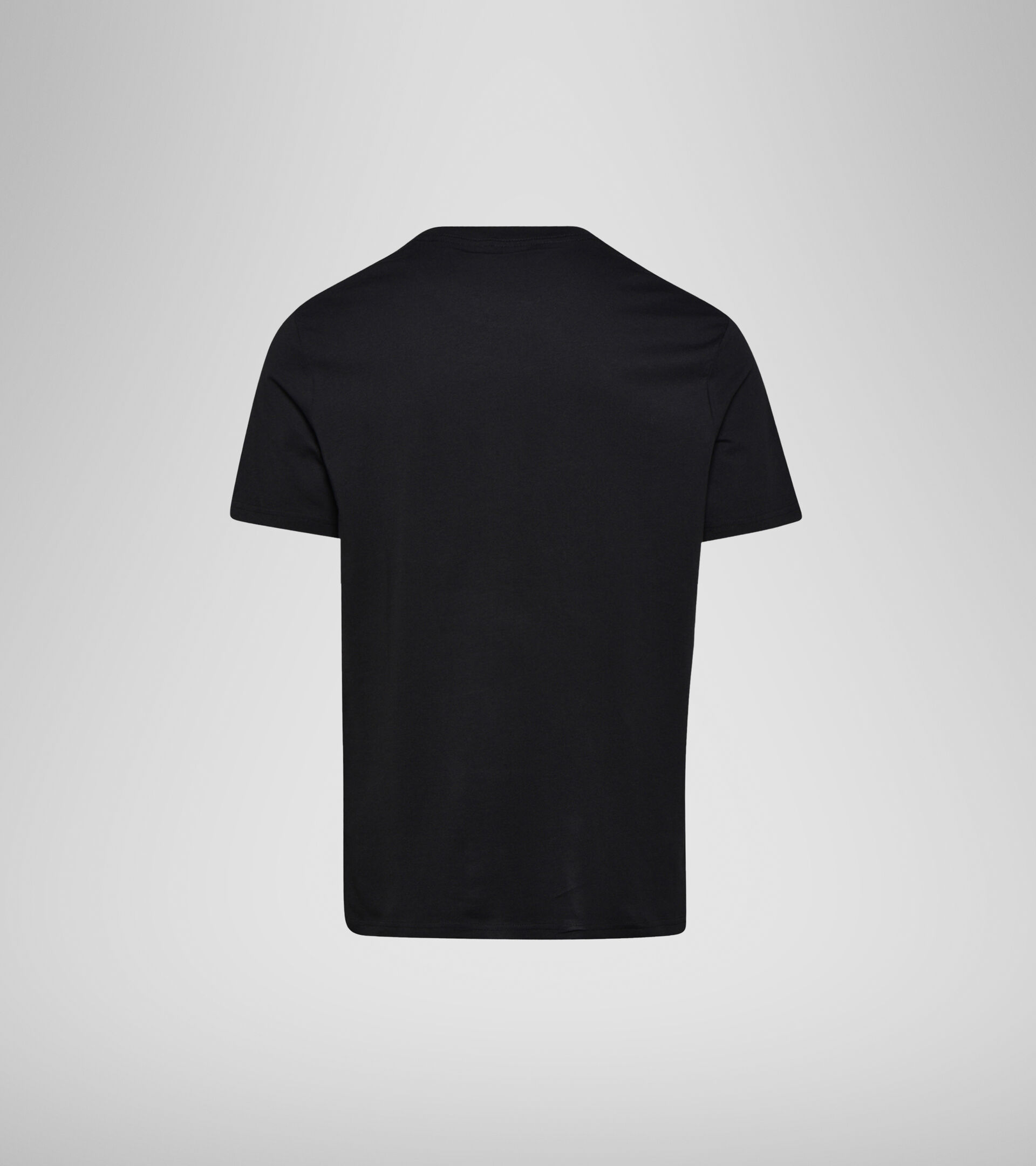 T-shirt - Unisex SS T-SHIRT SPECTRA OC BLACK/WHITE MILK/ORANGEADE - Diadora