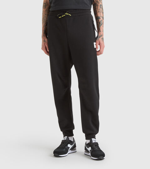 Polyester and viscose joggers - Men’s JOGGER PANT URBANITY BLACK - Diadora