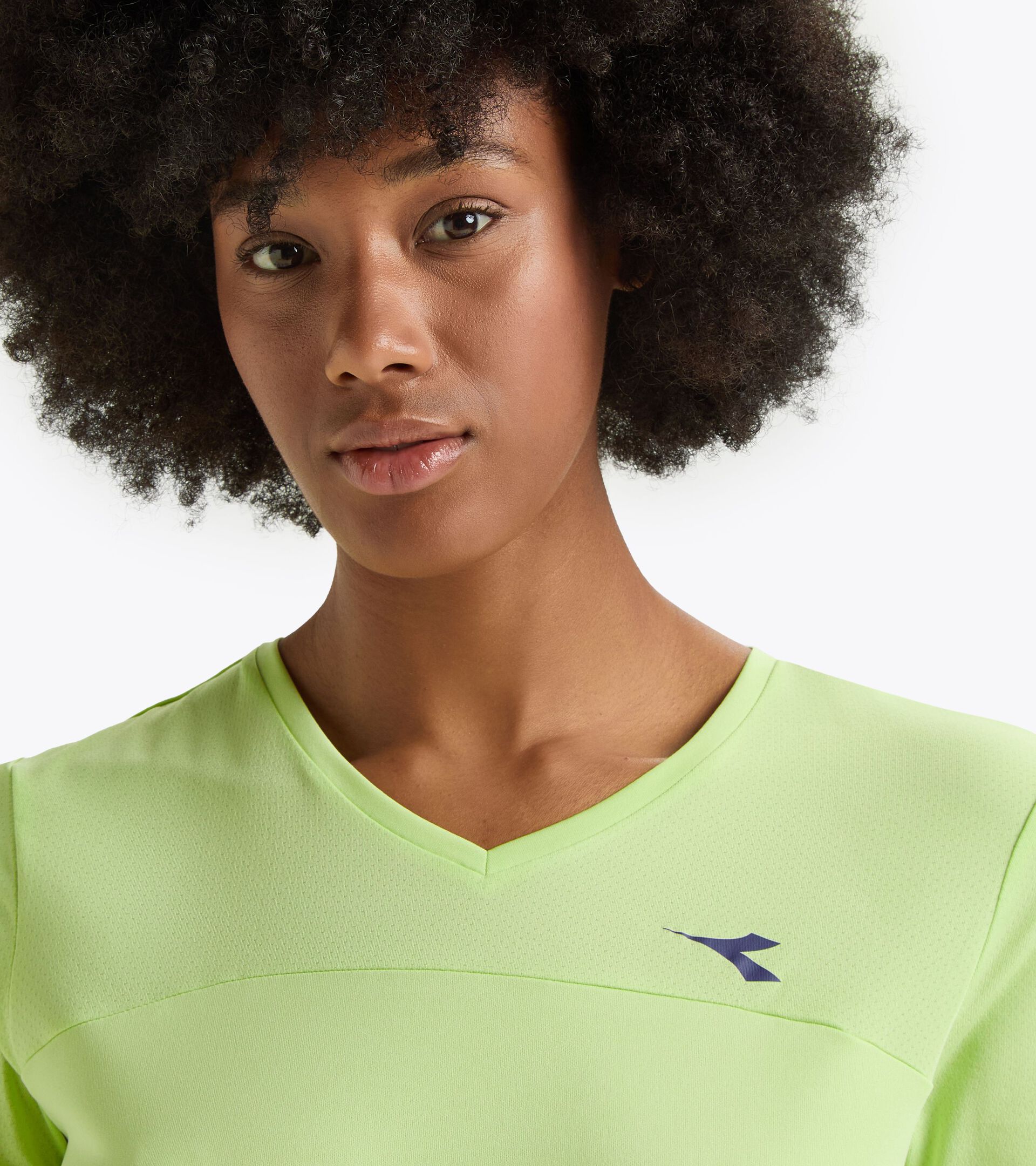 Tennis t-shirt - Women’s
 L. SS T-SHIRT TENNIS SHADOW LIME - Diadora