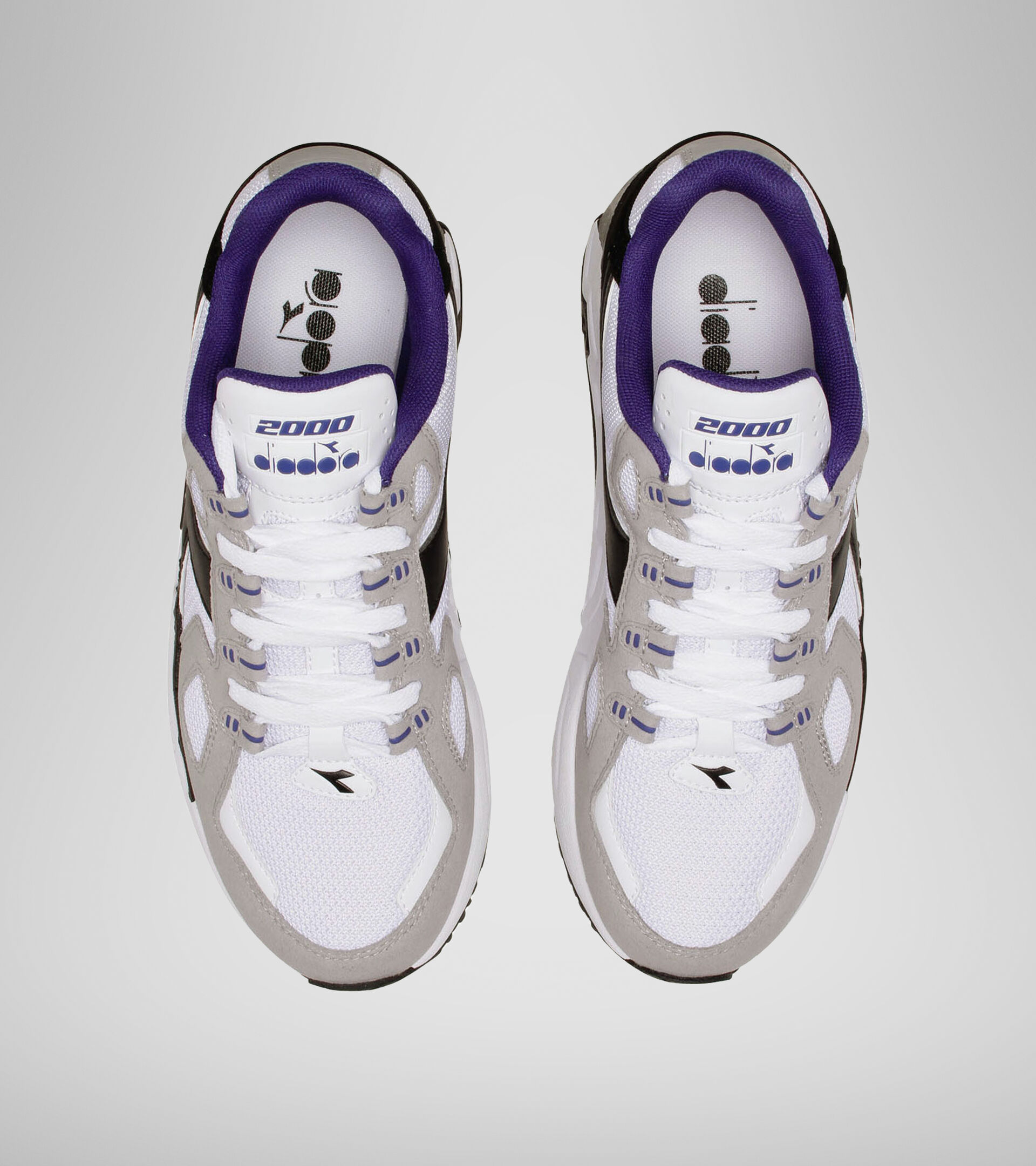 Sports shoe - Men MYTHOS SUEDE WHITE/BLACK/ASH - Diadora