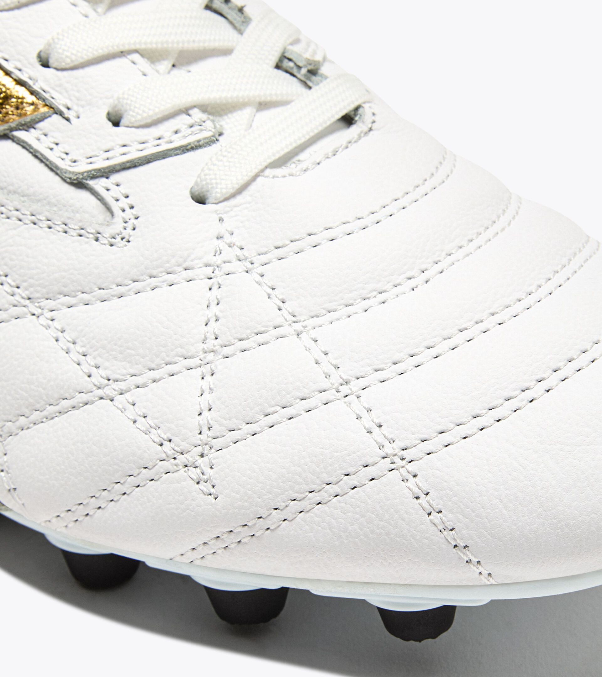 Bota de fútbol Made in Italy para superficies compactas - Hombre M.WINNER  ITA OG 94 LT+  MDPU BLANCO/ORO MARRON - Diadora