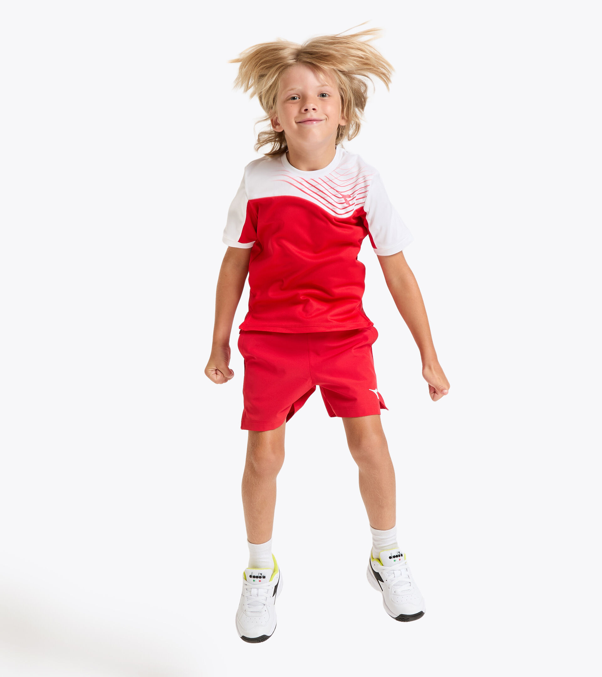 Tennis bermuda shorts - Junior J. SHORT COURT TOMATO RED - Diadora