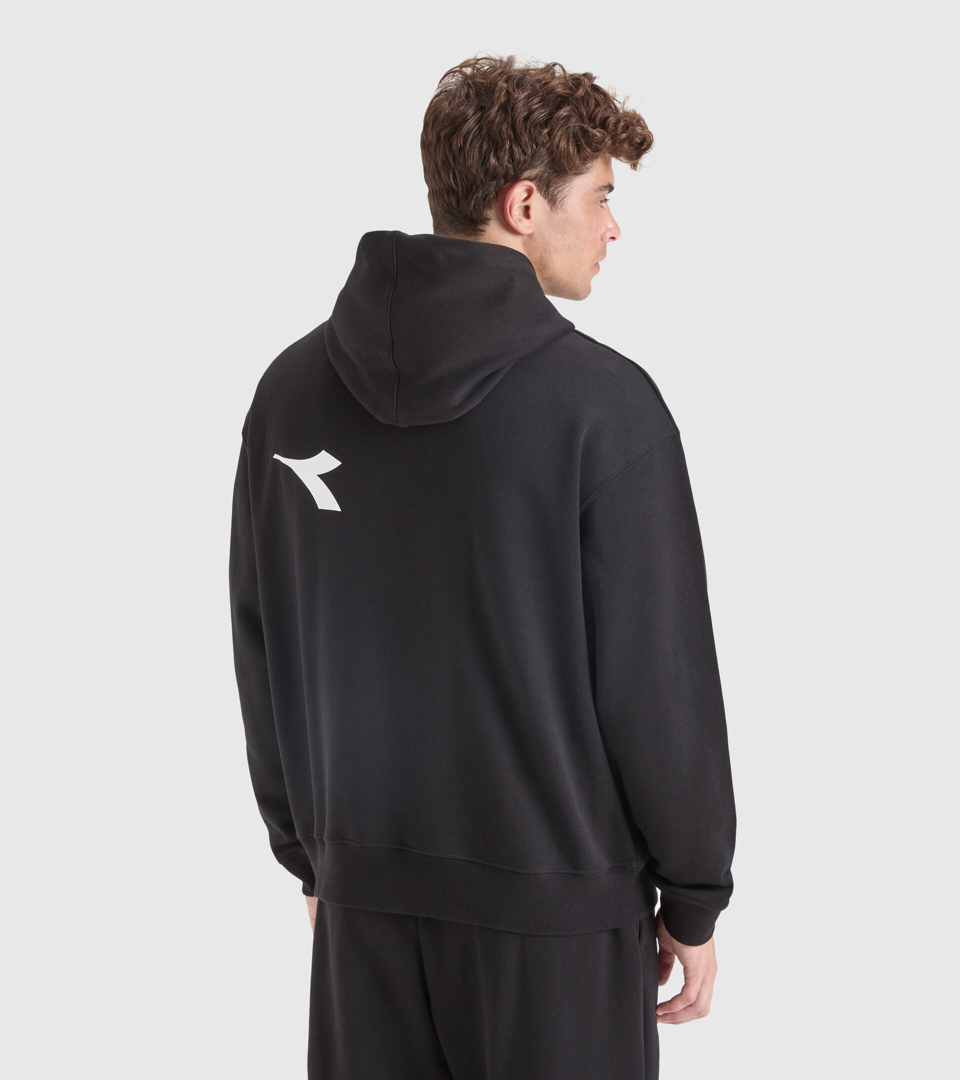 Cotton hooded sweatshirt - Unisex HOODIE MANIFESTO BLACK - Diadora