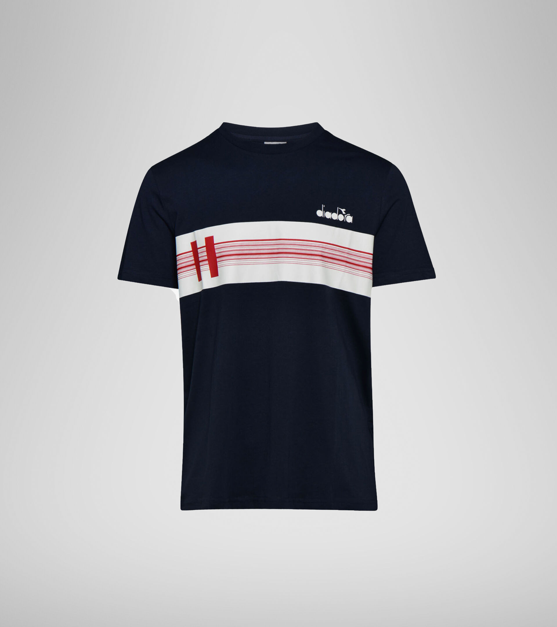 T-shirt - Men SS T-SHIRT BLKBAR BLUE CORSAIR - Diadora