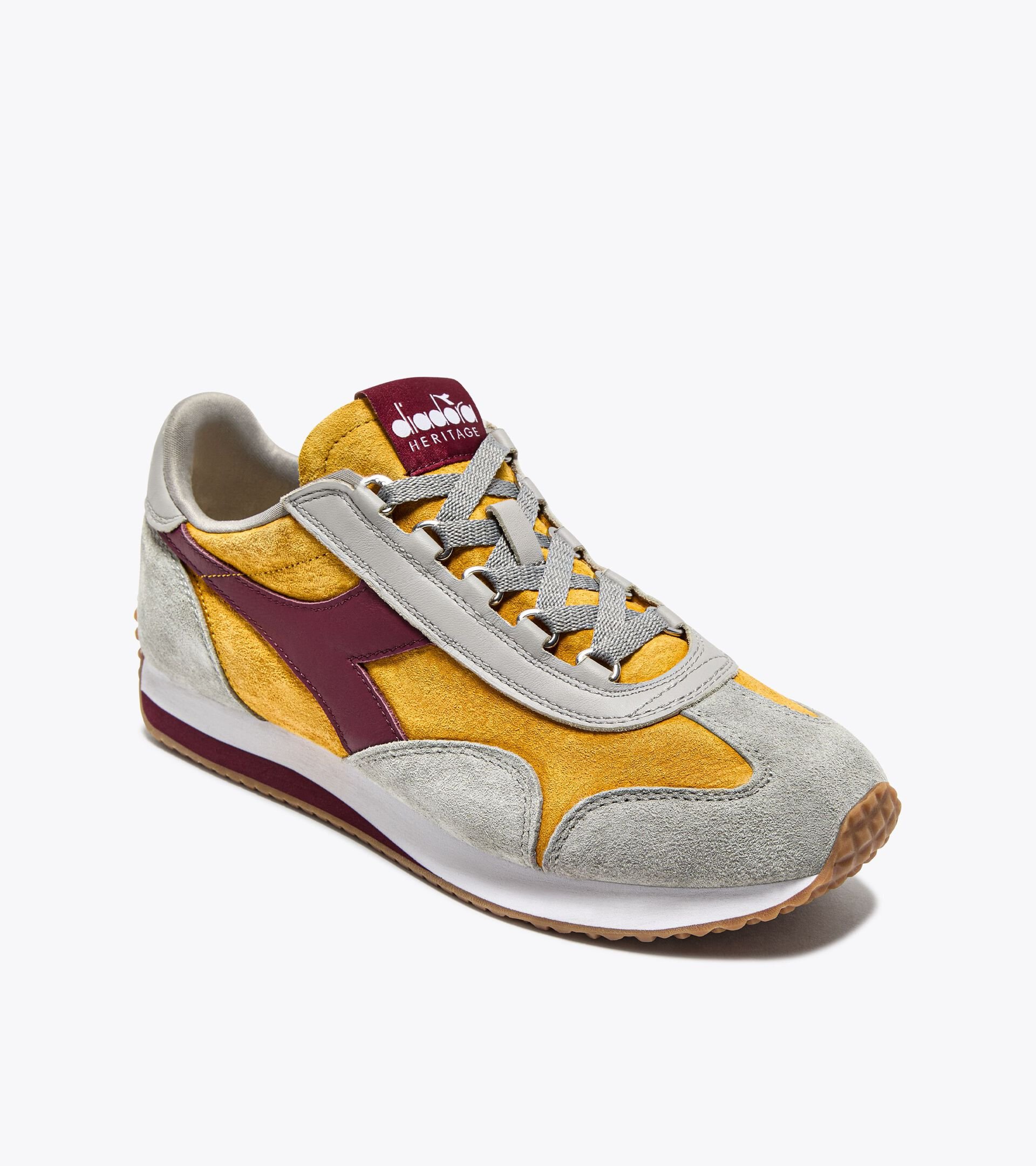 Sneaker Heritage in pelle profilo basso - Per ogni genere EQUIPE '75 SW GIALLO FRESIA - Diadora