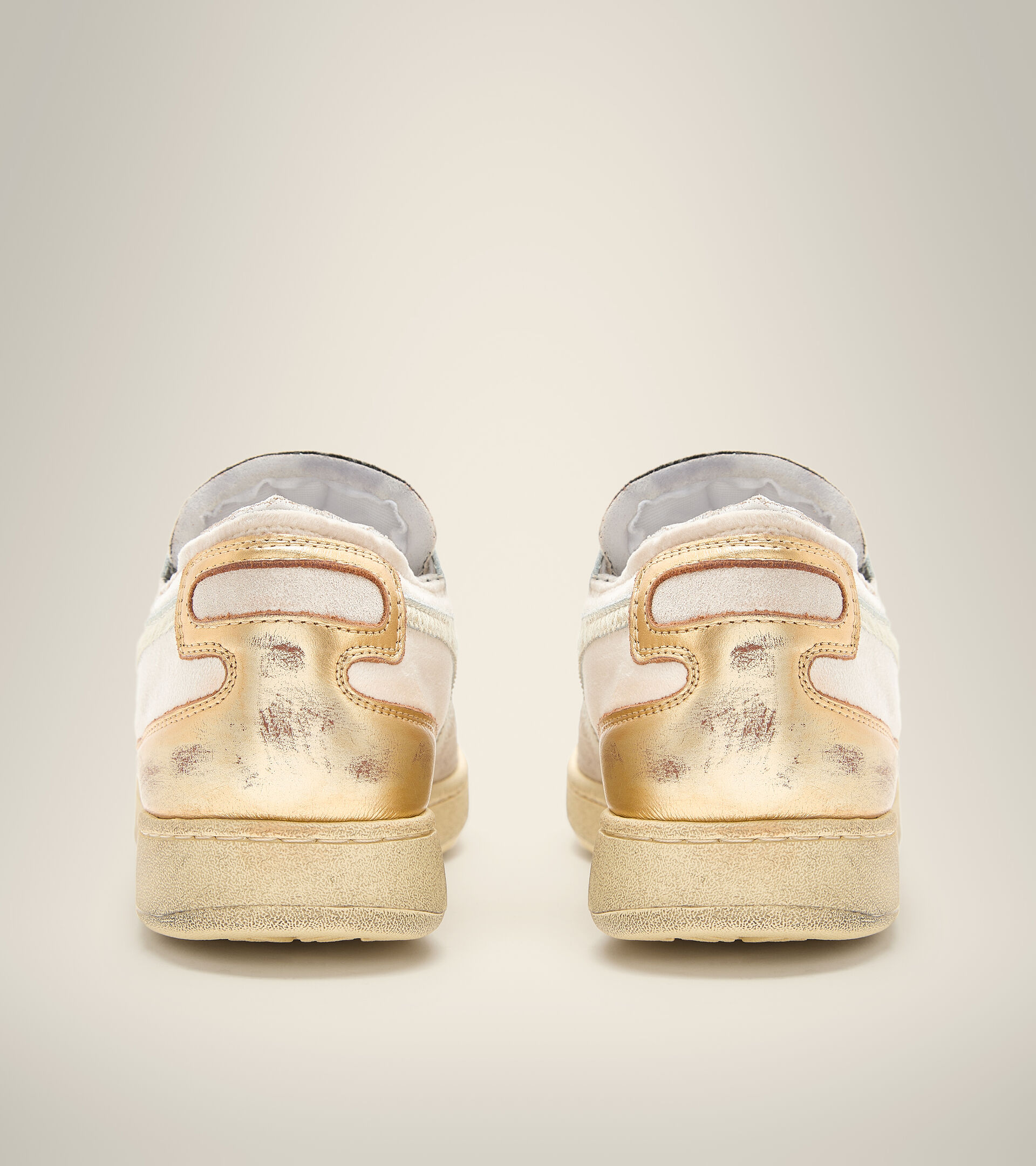 Heritage-Schuh - Damen MI BASKET ROW CUT CIRCUS DIRTY WN STRAHLEND ALABASTER BEIGE - Diadora
