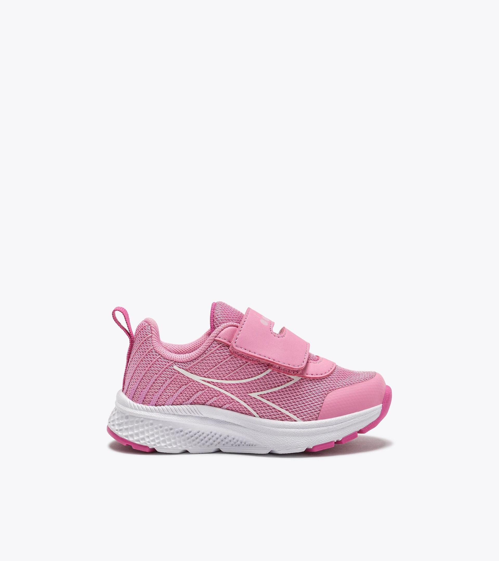 Kids&rsquo; sports shoe - 1 to 3 years
 FALCON 6 I BEGONIA PINK/WHITE - Diadora